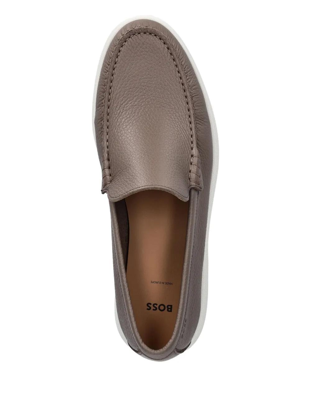 【関税込み】BOSS ブラウン スエード スリッポン ブラウン BOSS スリッポンシューズ メンズ | Lyst
