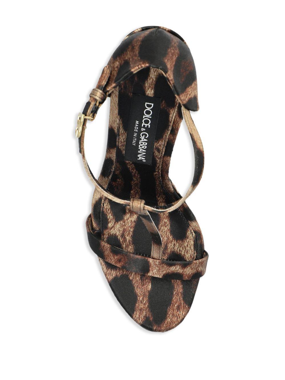 DOLCE & GABBANA レオパードサンダル
