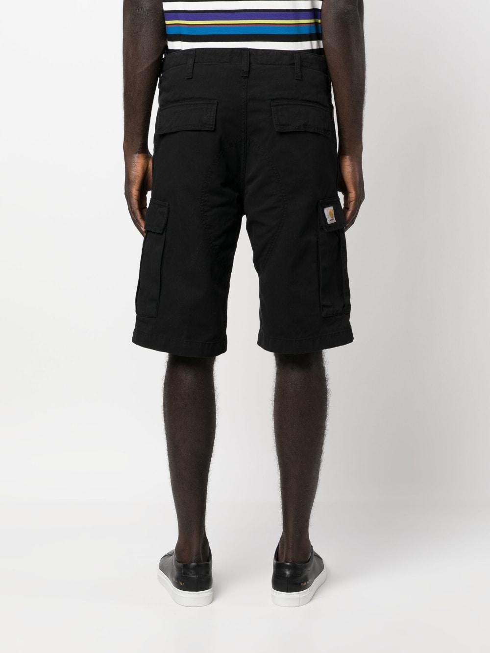 Carhartt WIP Cargo Cotton Bermuda Shorts in Black for Men | Lyst