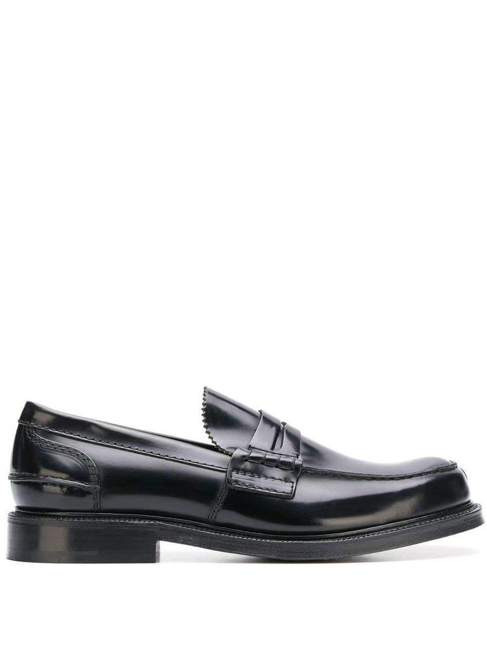 Church's Leather Willenhall Loafers in Black for Men - Lyst
