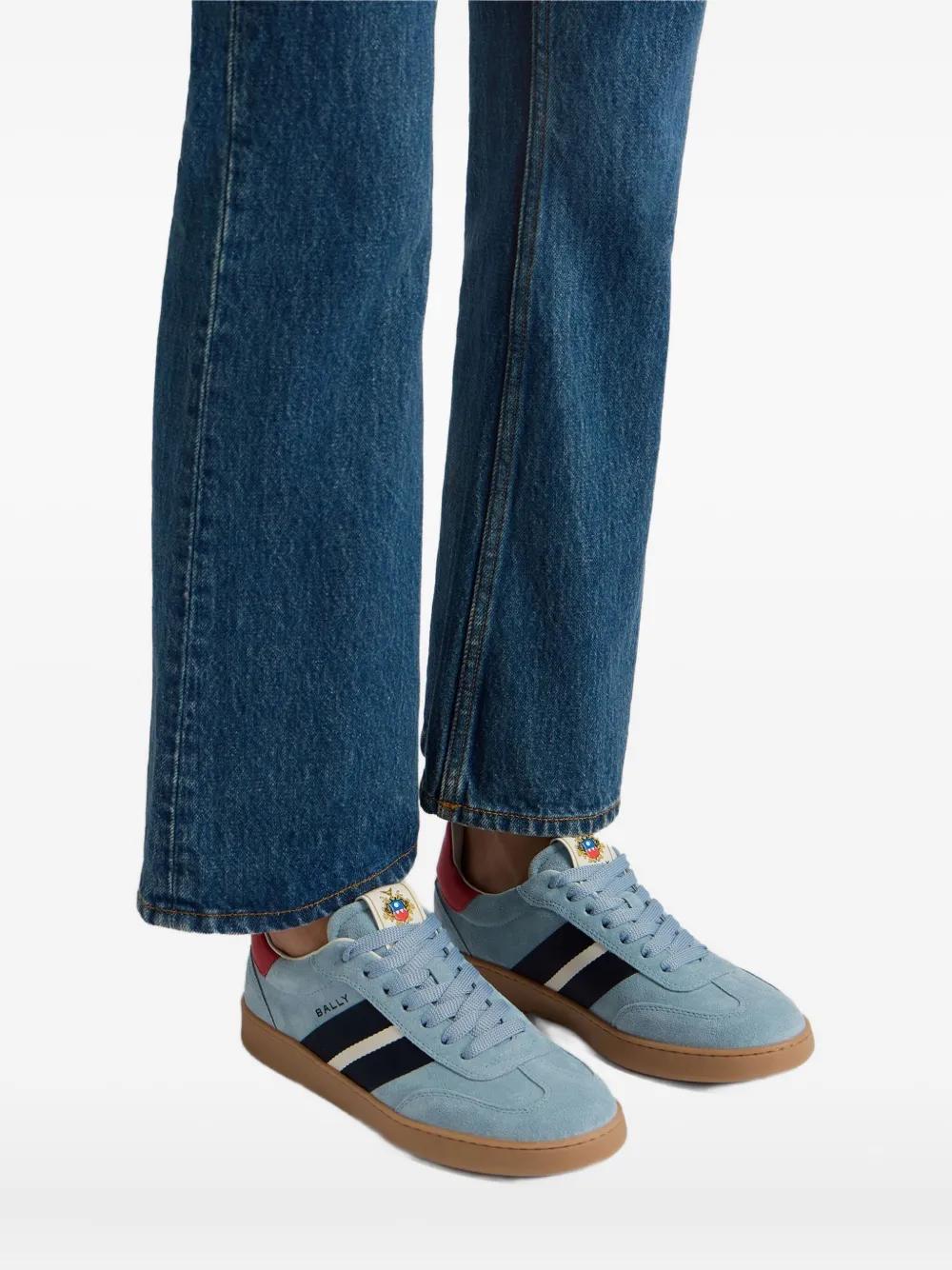 Bally Striped Suede Sneakers in Blue | Lyst display picture 3