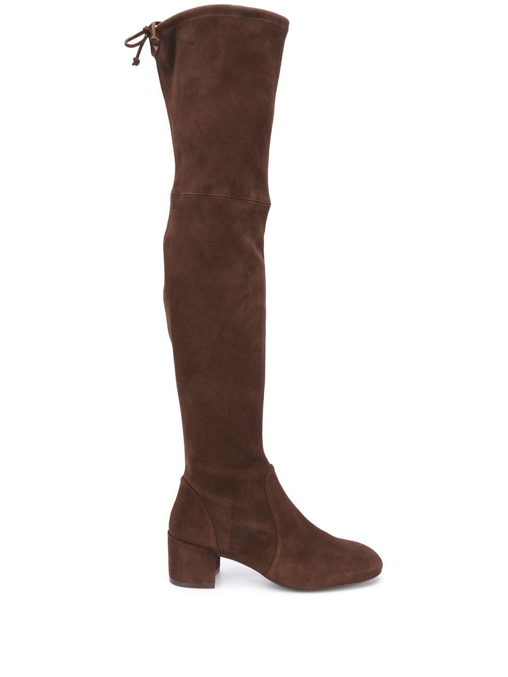 Stuart Weitzman Leather Odene Over The Knee Boots in Brown - Save 47% - Lyst