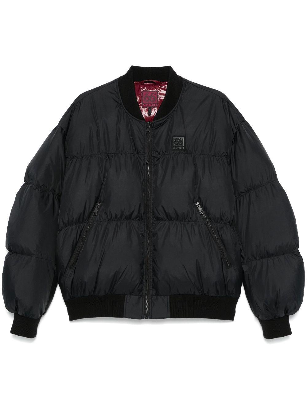 66 North Dyngja Bomber Jacket in Black for Men Lyst UK