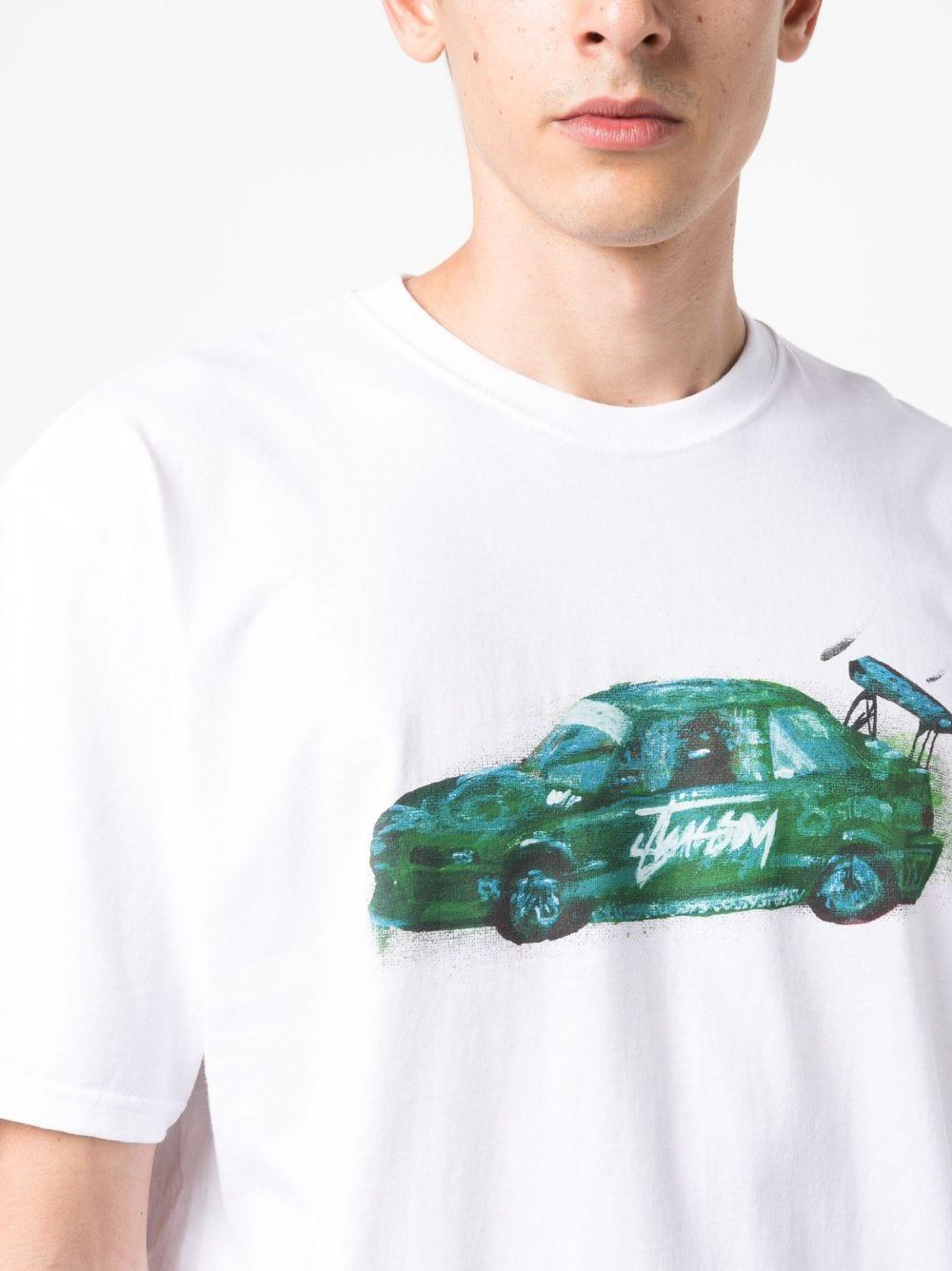 ★2023SS新作★STUSSY★RACECAR TEE Stussy Racecar Graphic-print Cotton T-shirt in Blue for Men