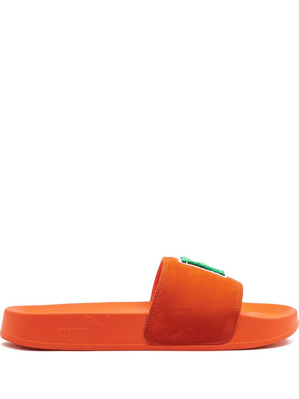 PUMA Fenty X F.u. Leadcat Slides in Orange | Lyst