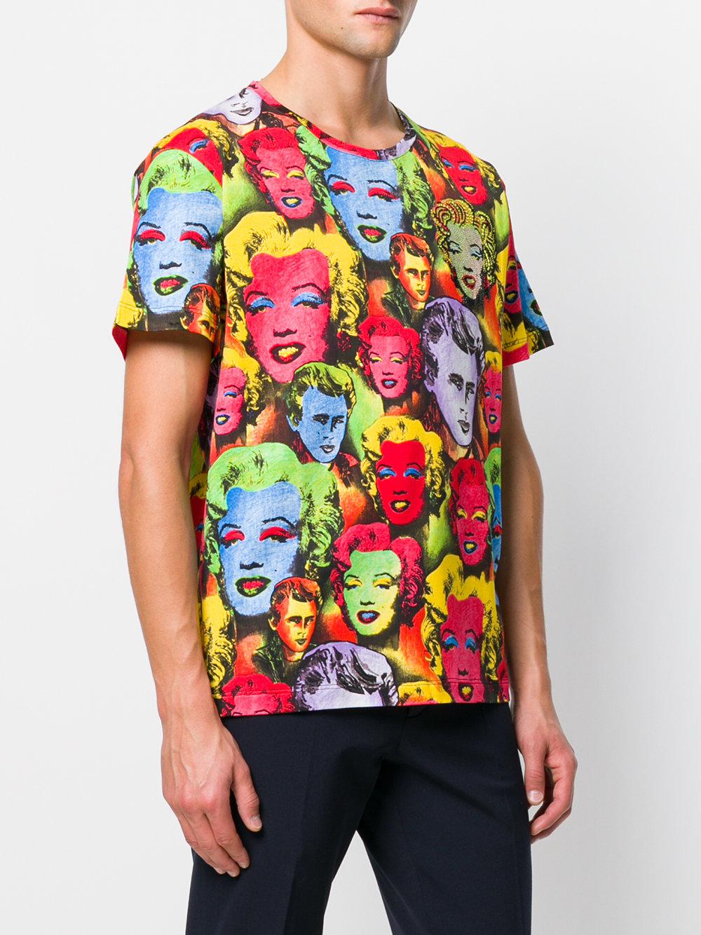 Versace Pop Art Print Tribute T-shirt - Lyst