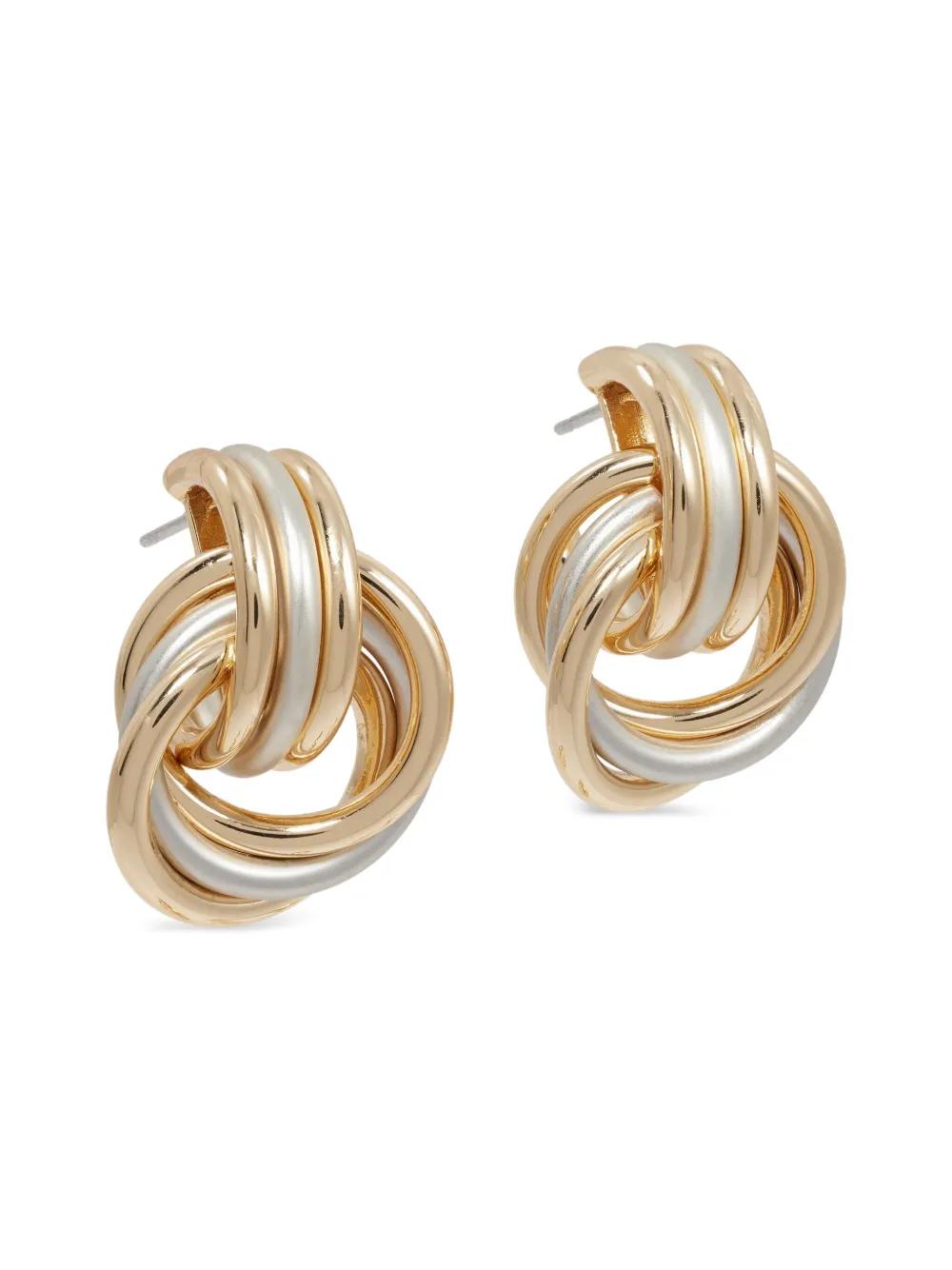 【ROXANNE ASSOULIN】Gold-tone crystal earrings ピアス Roxanne Assoulin Raj -Tone Crystal Earrings - Gold