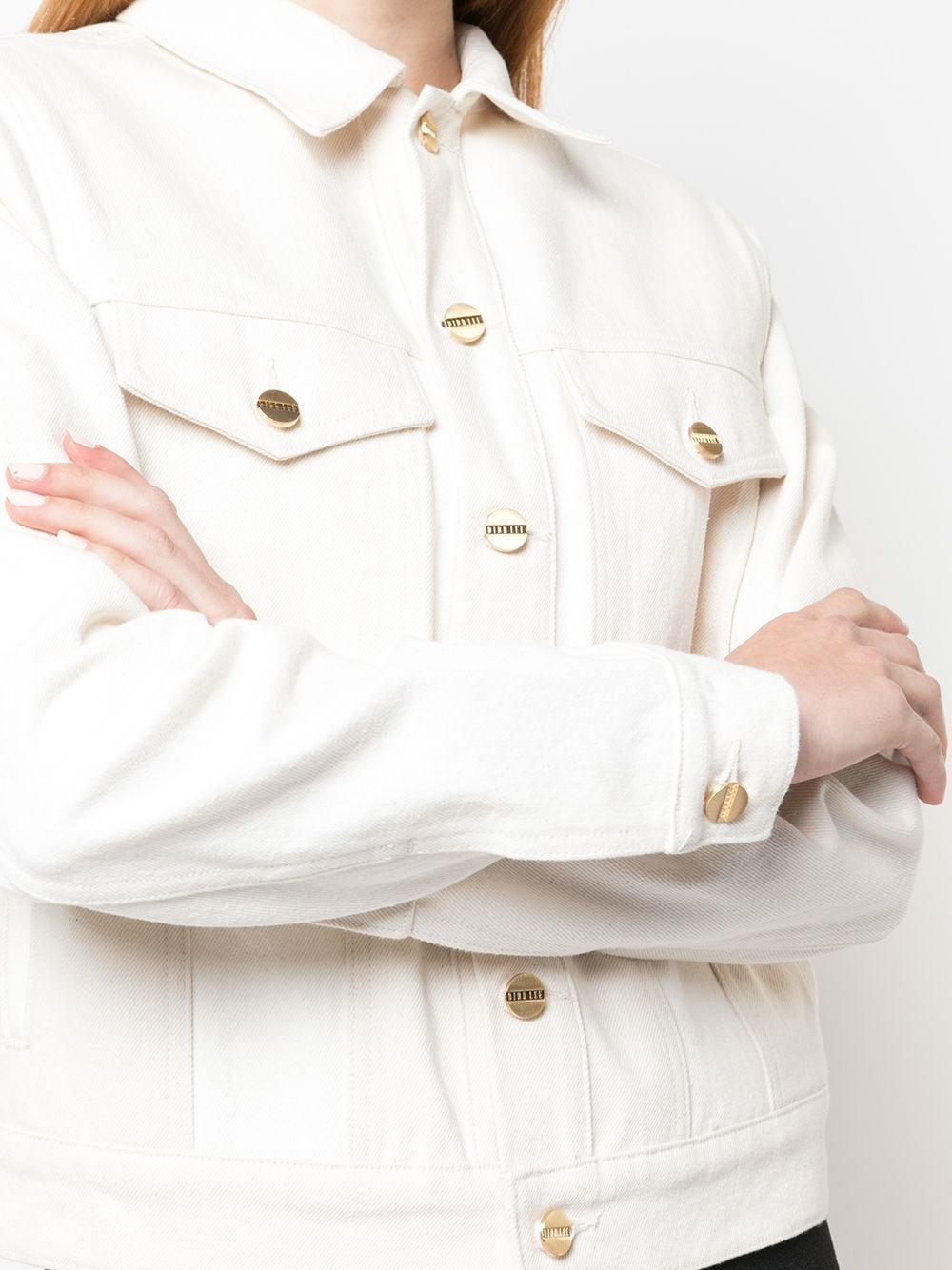 lee white denim jacket