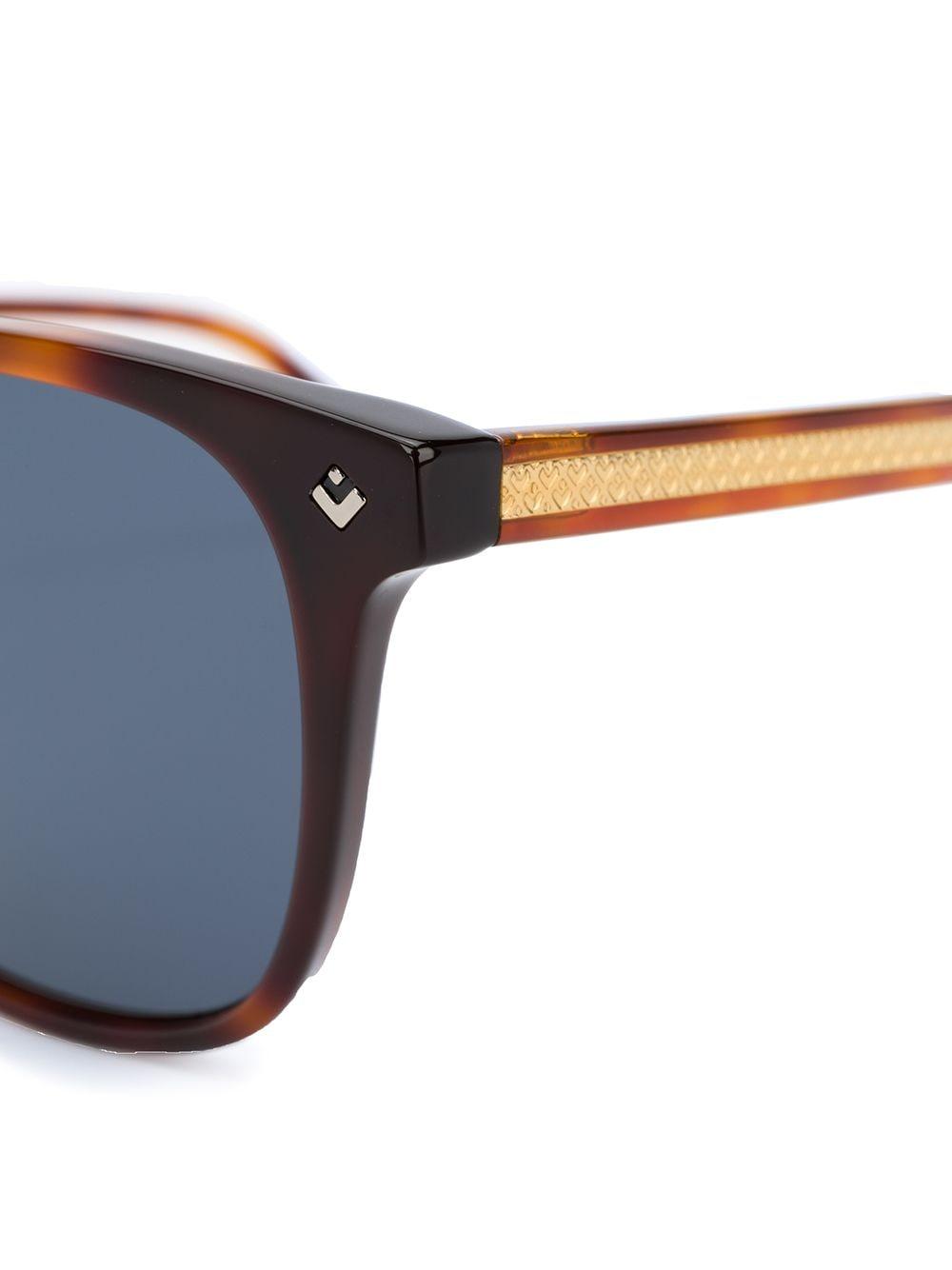 Lacoste X Novak Djokovic Eckige Sonnenbrille In Braun Lyst
