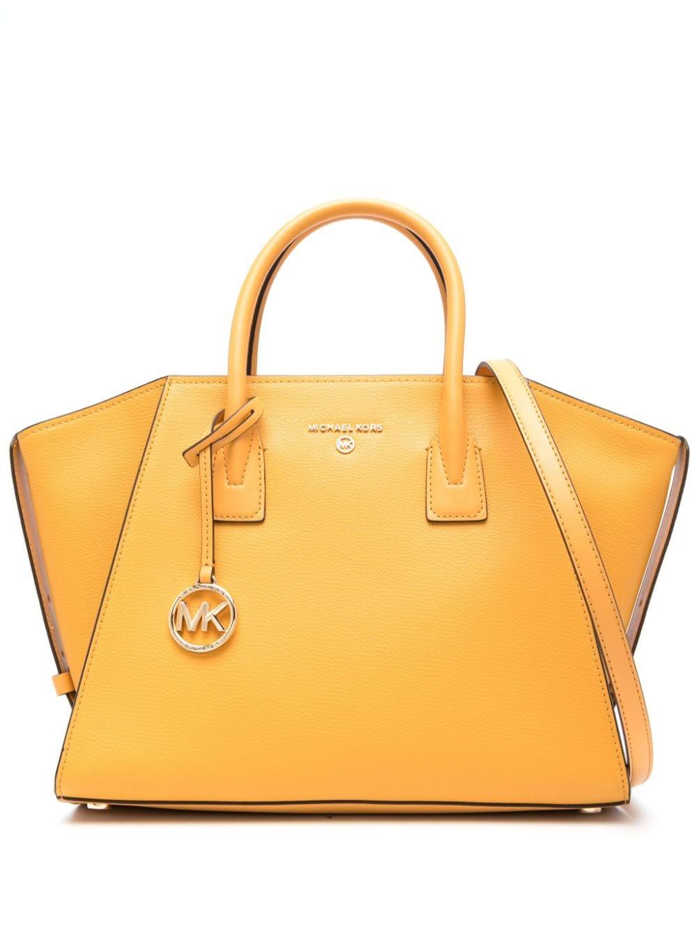 Michael Kors Small Jet Set Charm Logo Bag Yellow