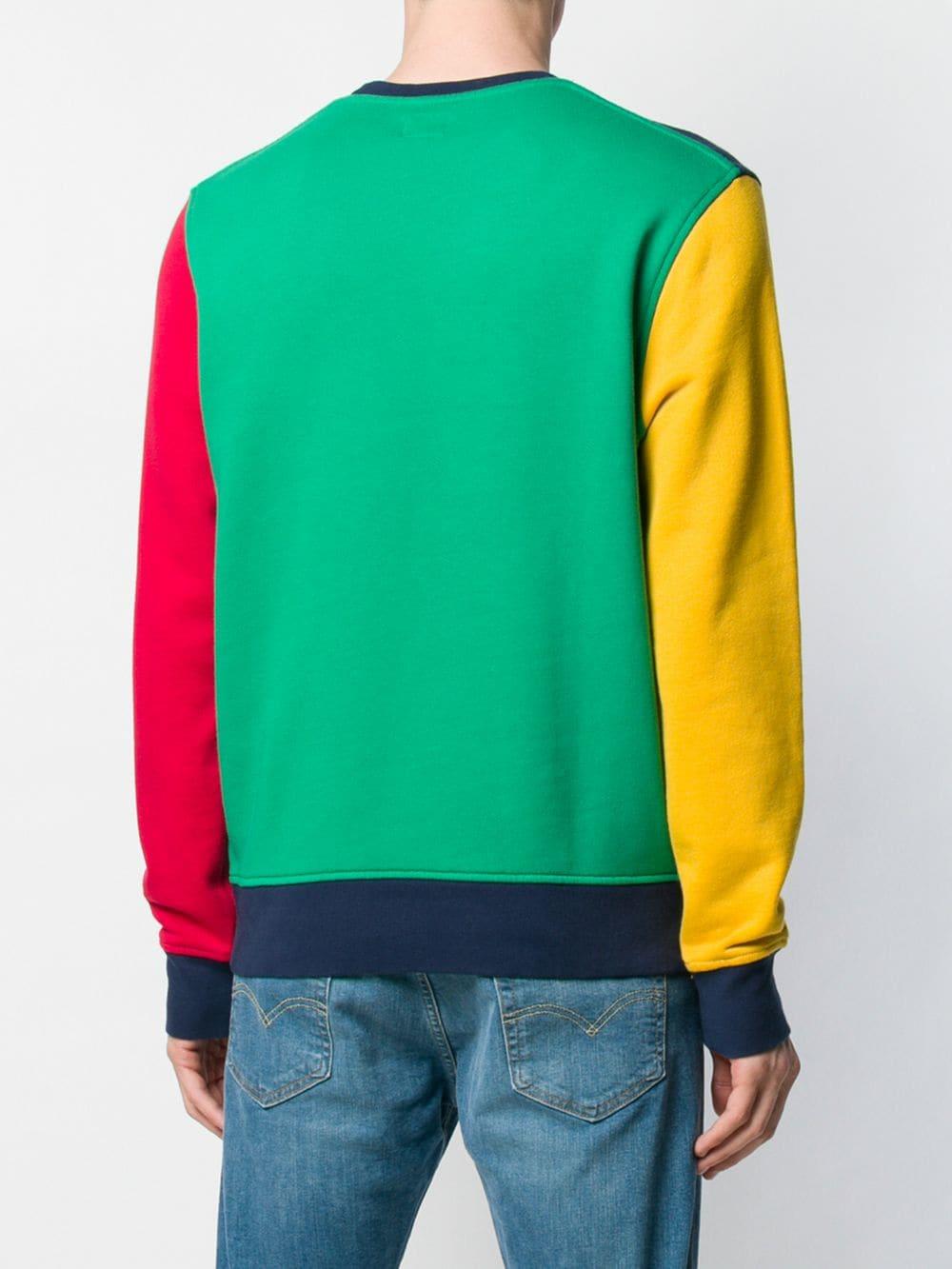 levi's colour block sweatshirt
