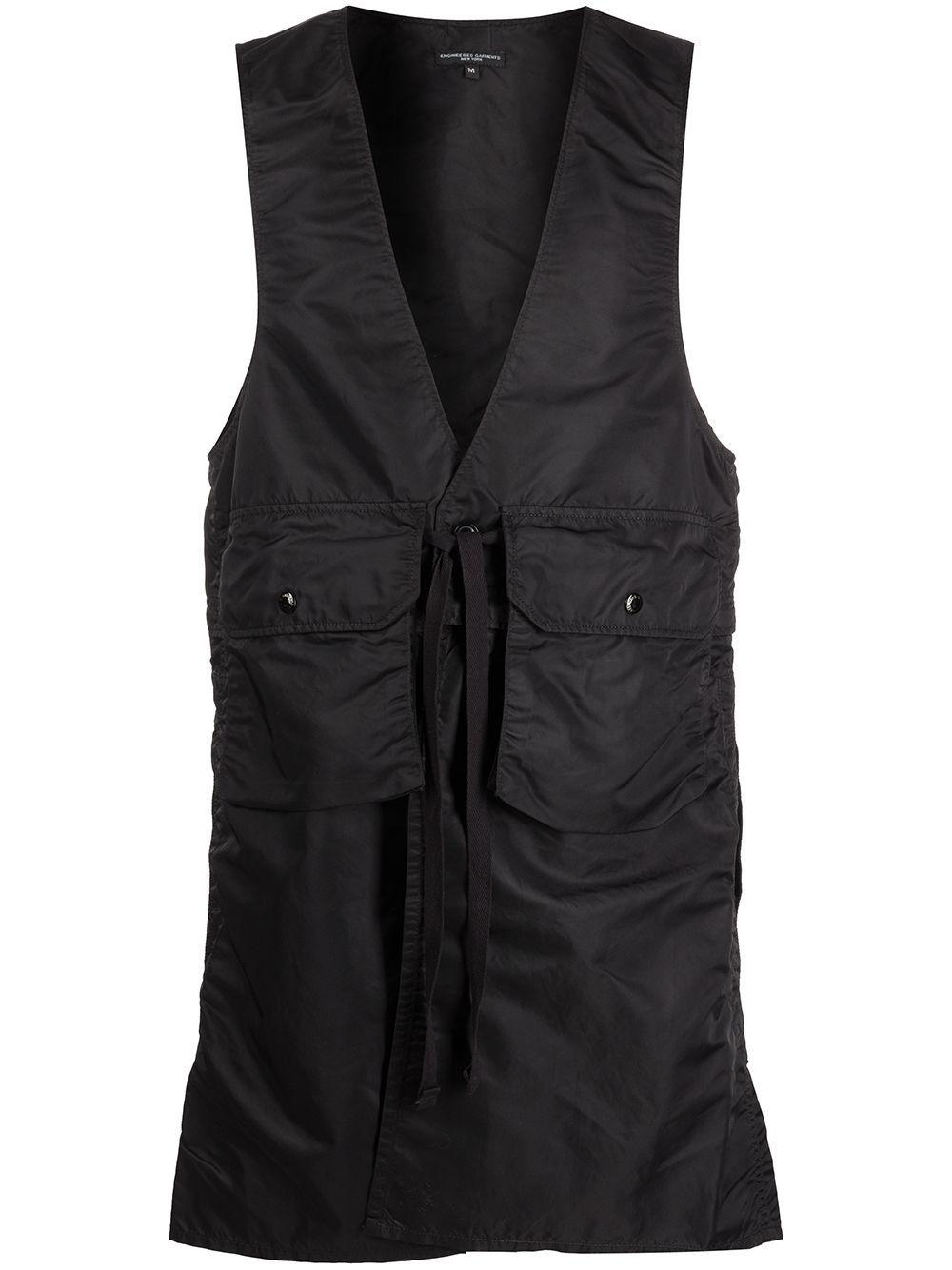 engineered garments game vest black-