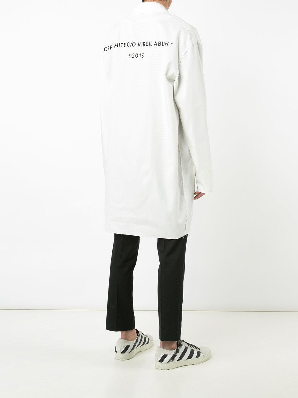 off white work coat