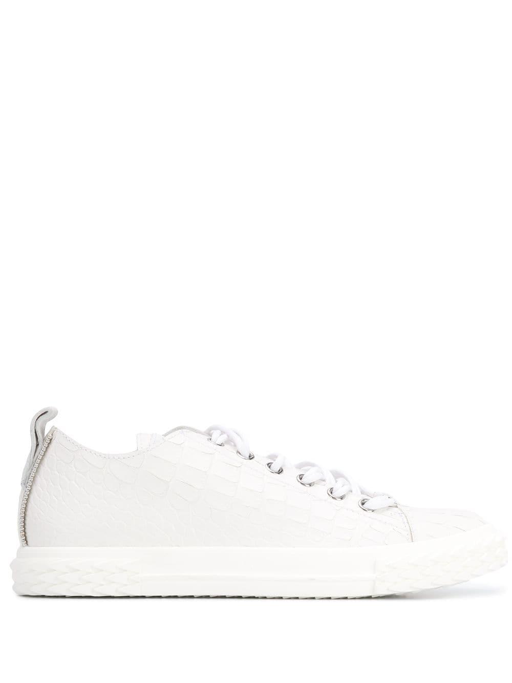 Giuseppe Zanotti Blabber Leather Trainers in White for Men - Save 67% - Lyst