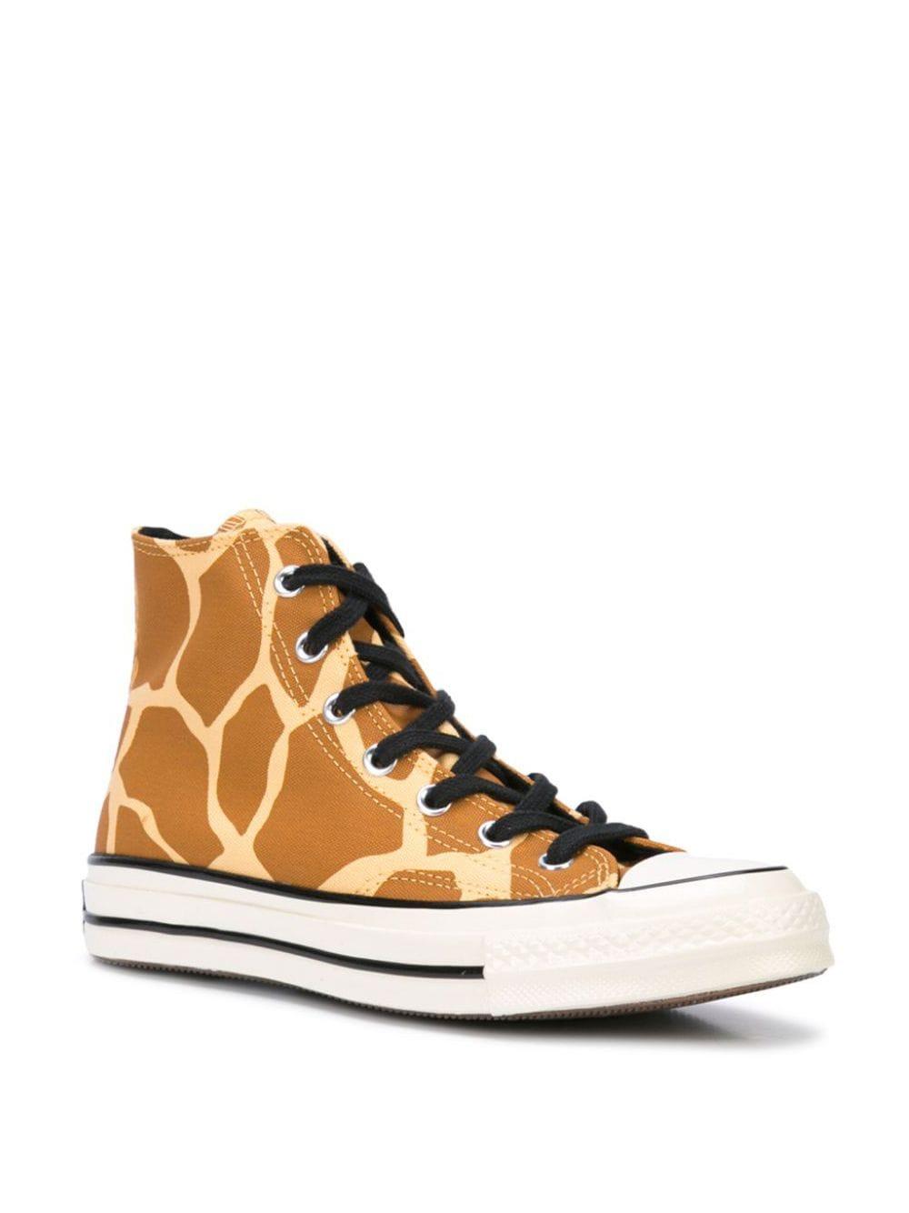 Converse Giraffe Print Hi-tops in Brown for Men | Lyst