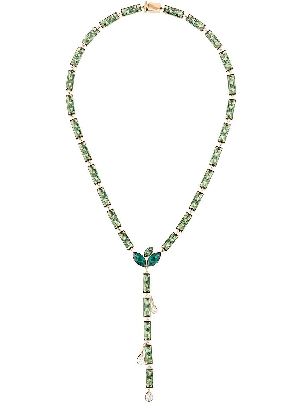 filosofía Flojamente Sin aliento Atelier Swarovski X Susan Rockefeller Kette Bamboo Necklace in Green | Lyst  UK