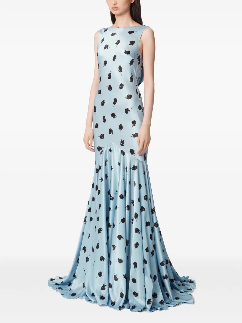 Nina Ricci Mermaid Dress in Blue | Lyst