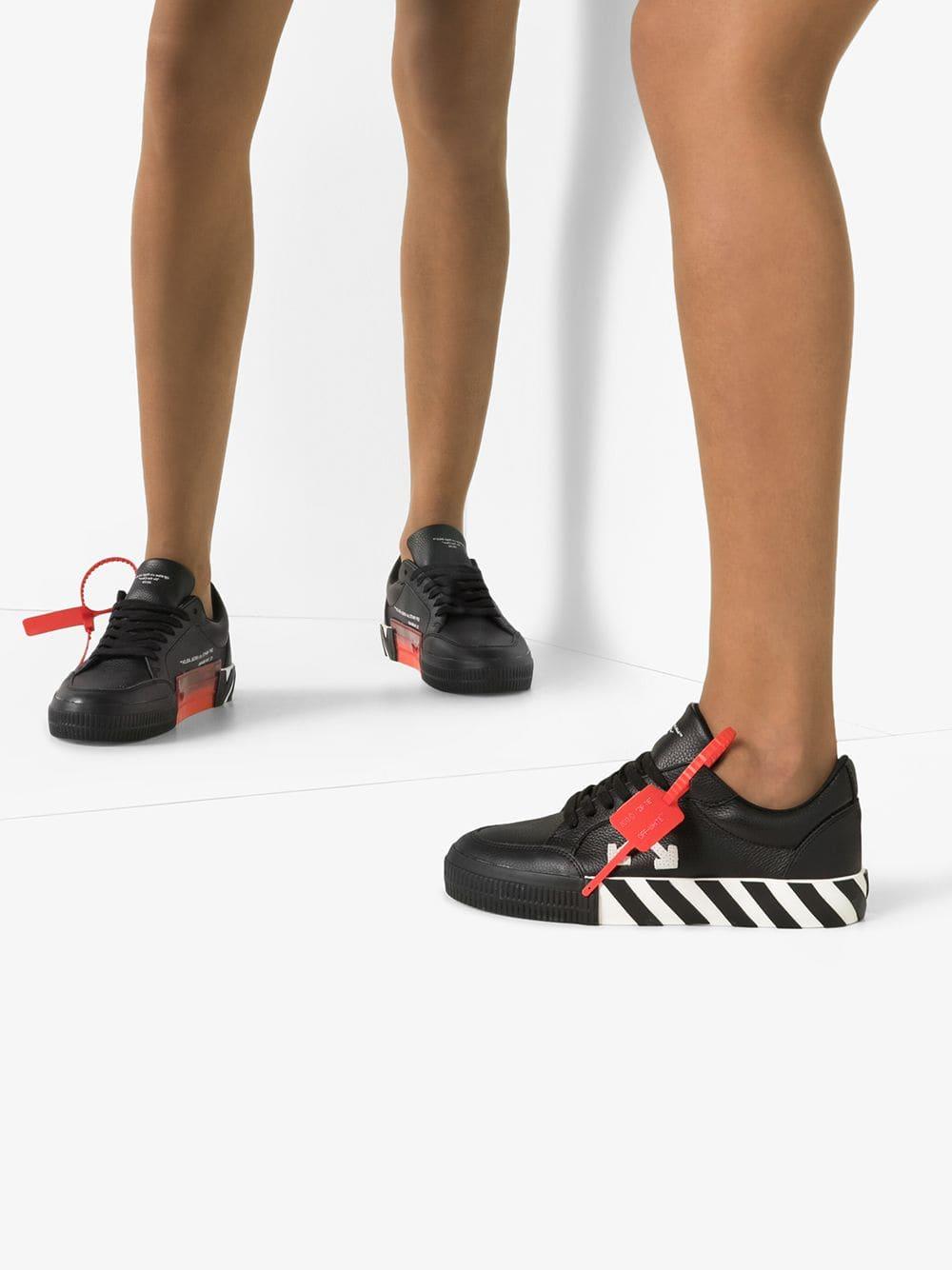 off white vulcanized leather