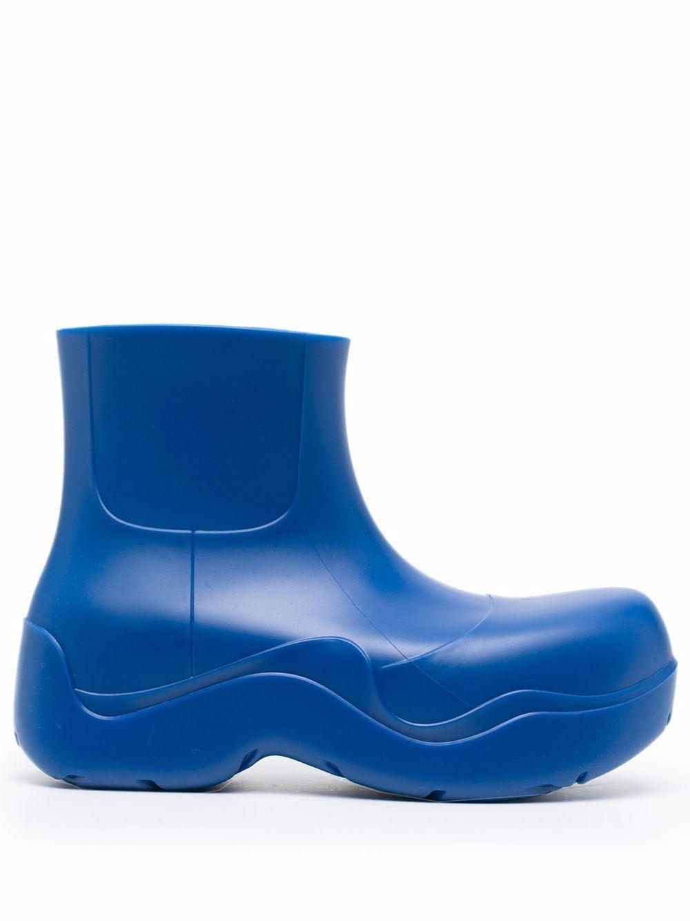 Bottega Veneta 'puddle' Rain Boots in Blue | Lyst