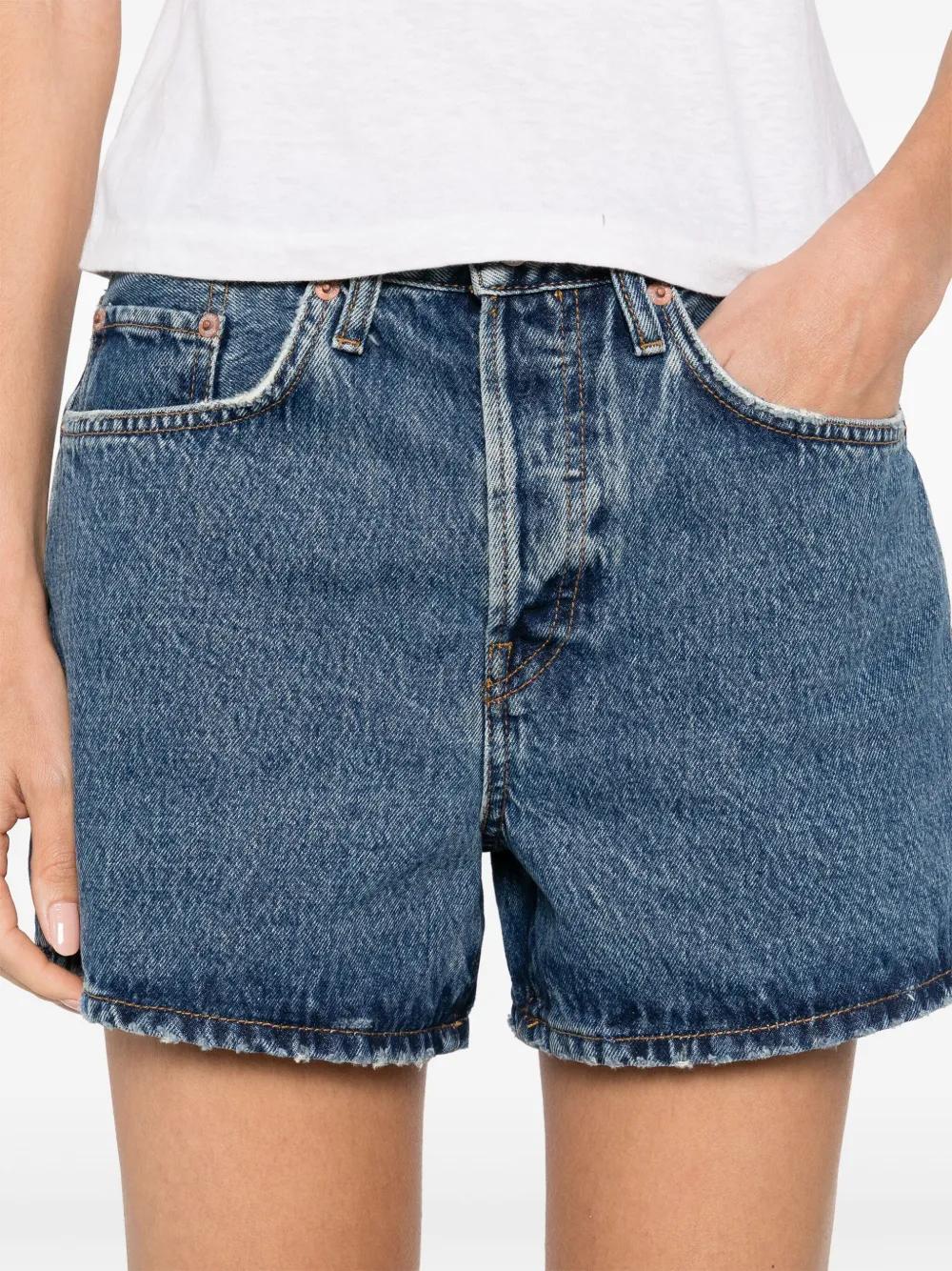 【関税込み】Re/Done ブルー 70s デニムショートパンツ レディース RE/DONE ジーン布 & デニムショートパンツ