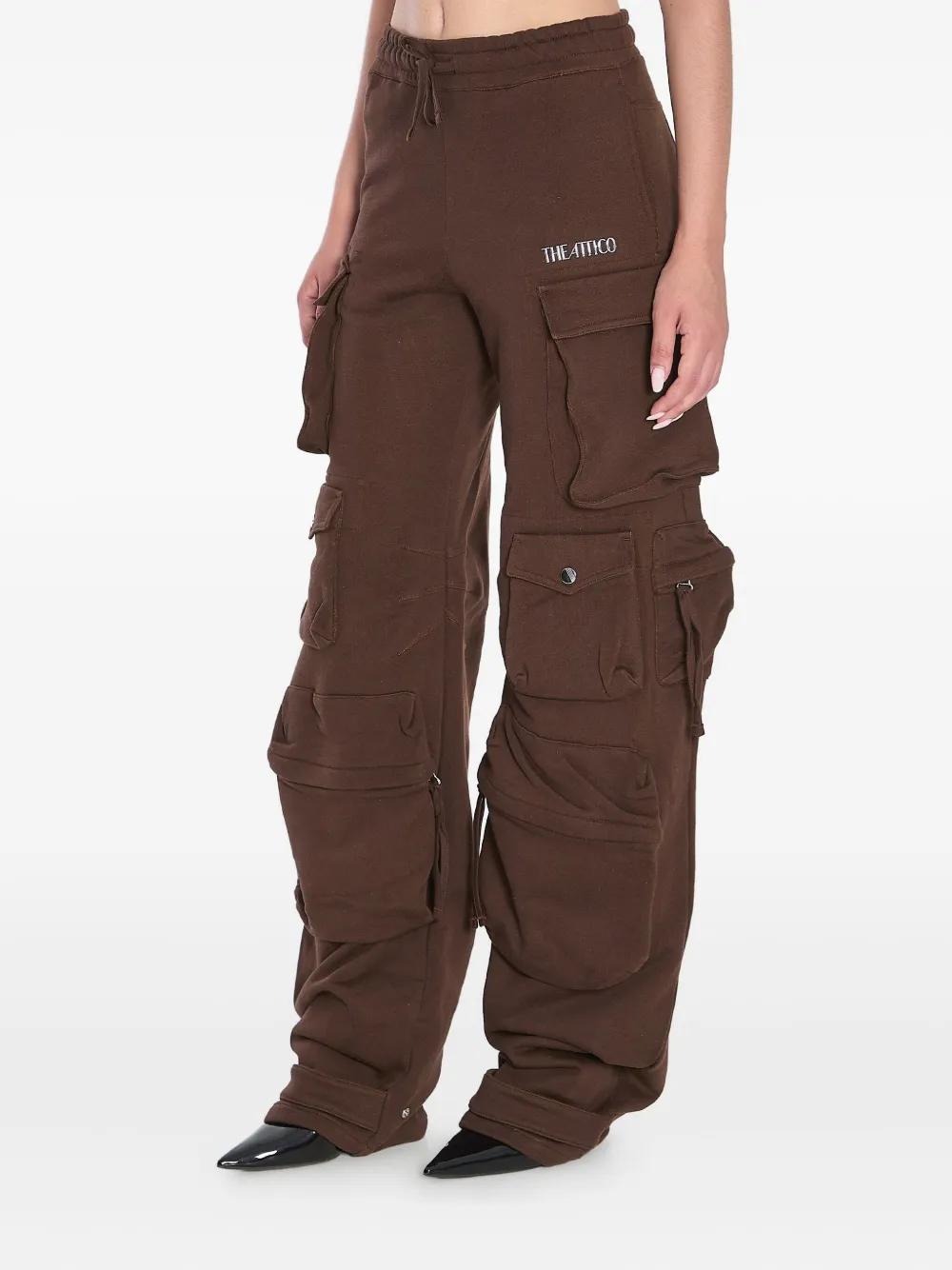 パンツ THE ATTICO Woman Pants Brown 250WCP260F007 877 Tobacco brown denim THE ATTICO 250WCP00084 865 - Gianni
