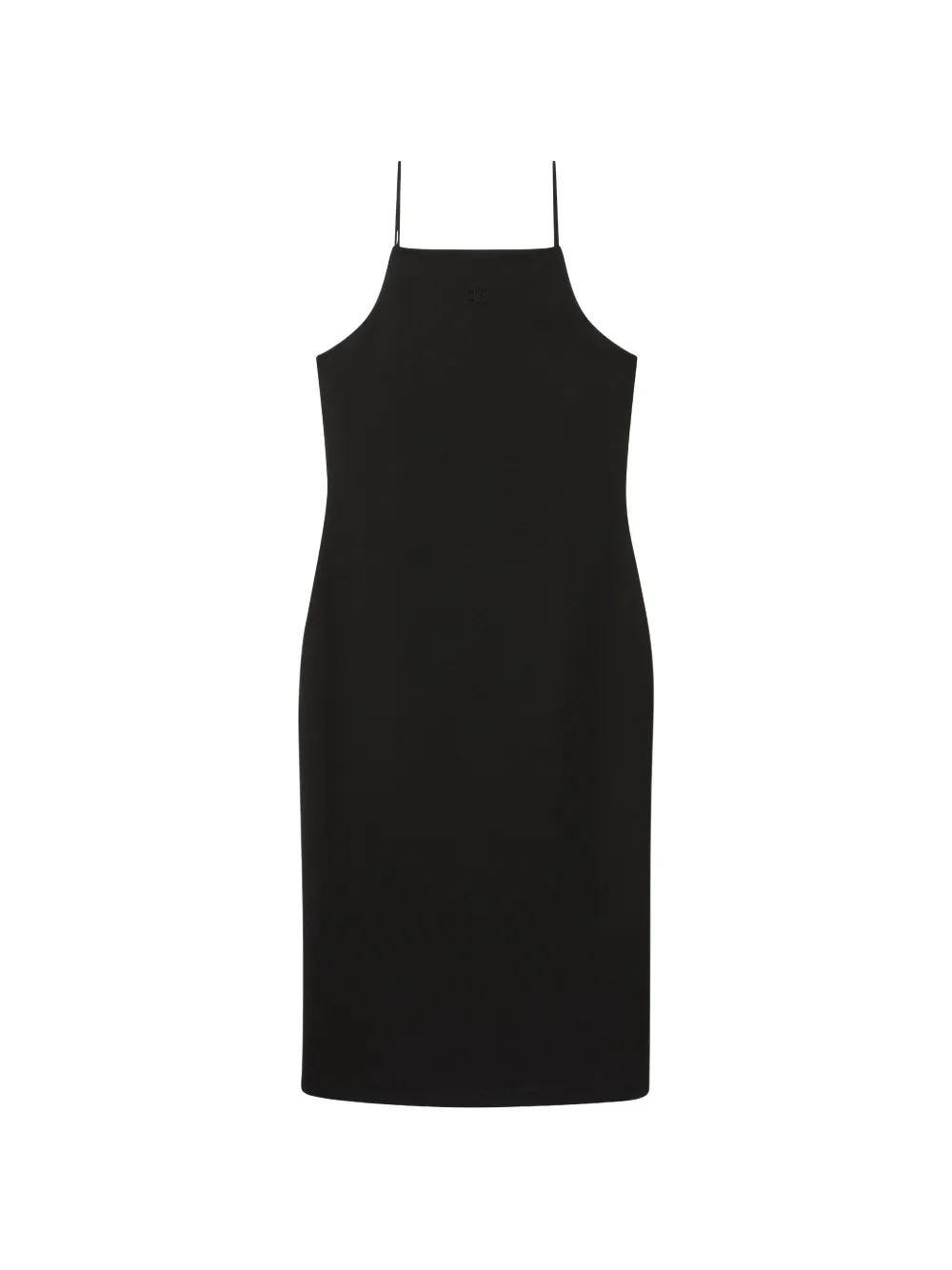 50s black and white dress 1950s Black White Polka Dot Dress main image 0