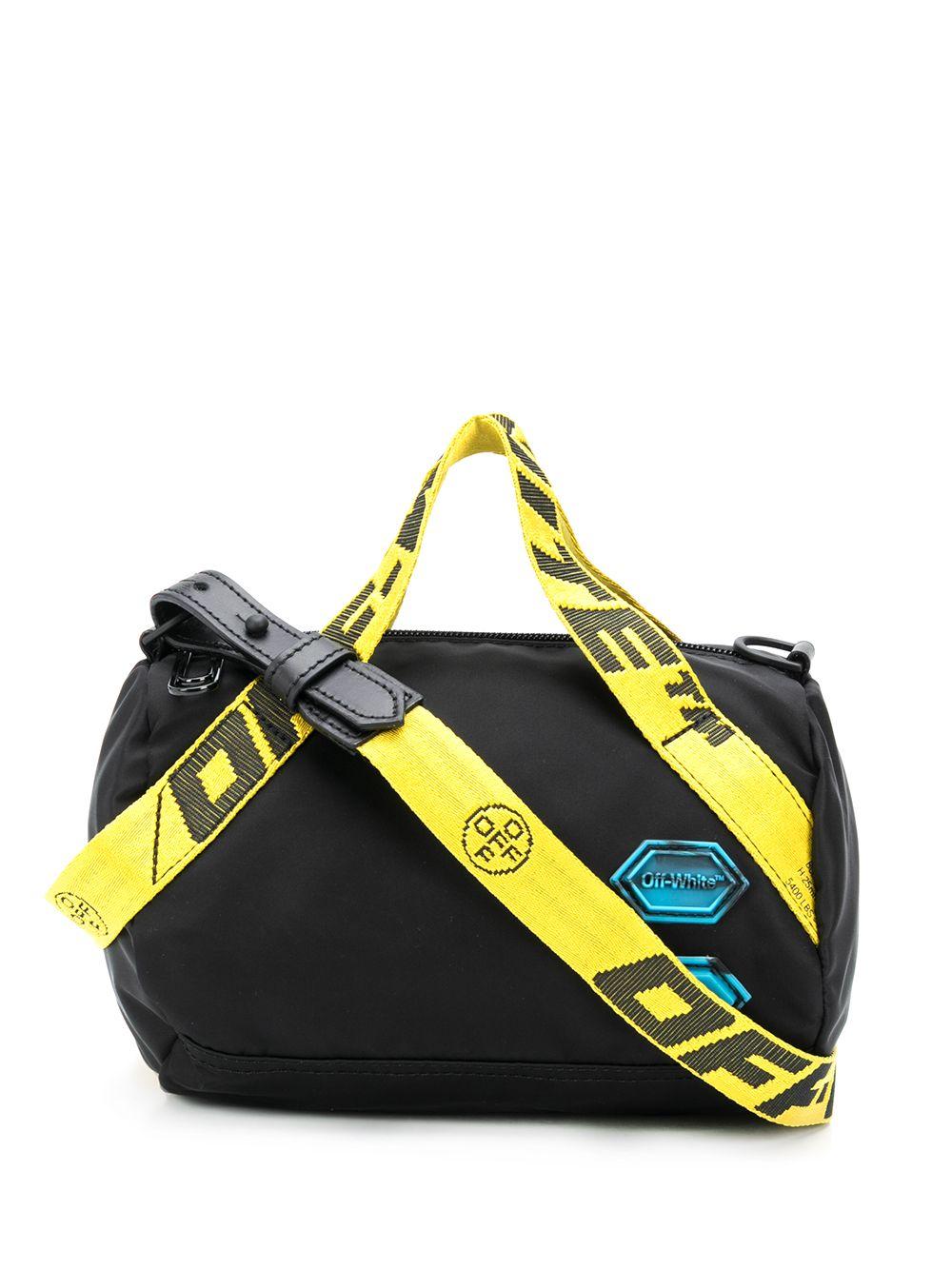 OFF-WHITE Logo Band Mini Duffle Bag Red/Black - SS22 - US