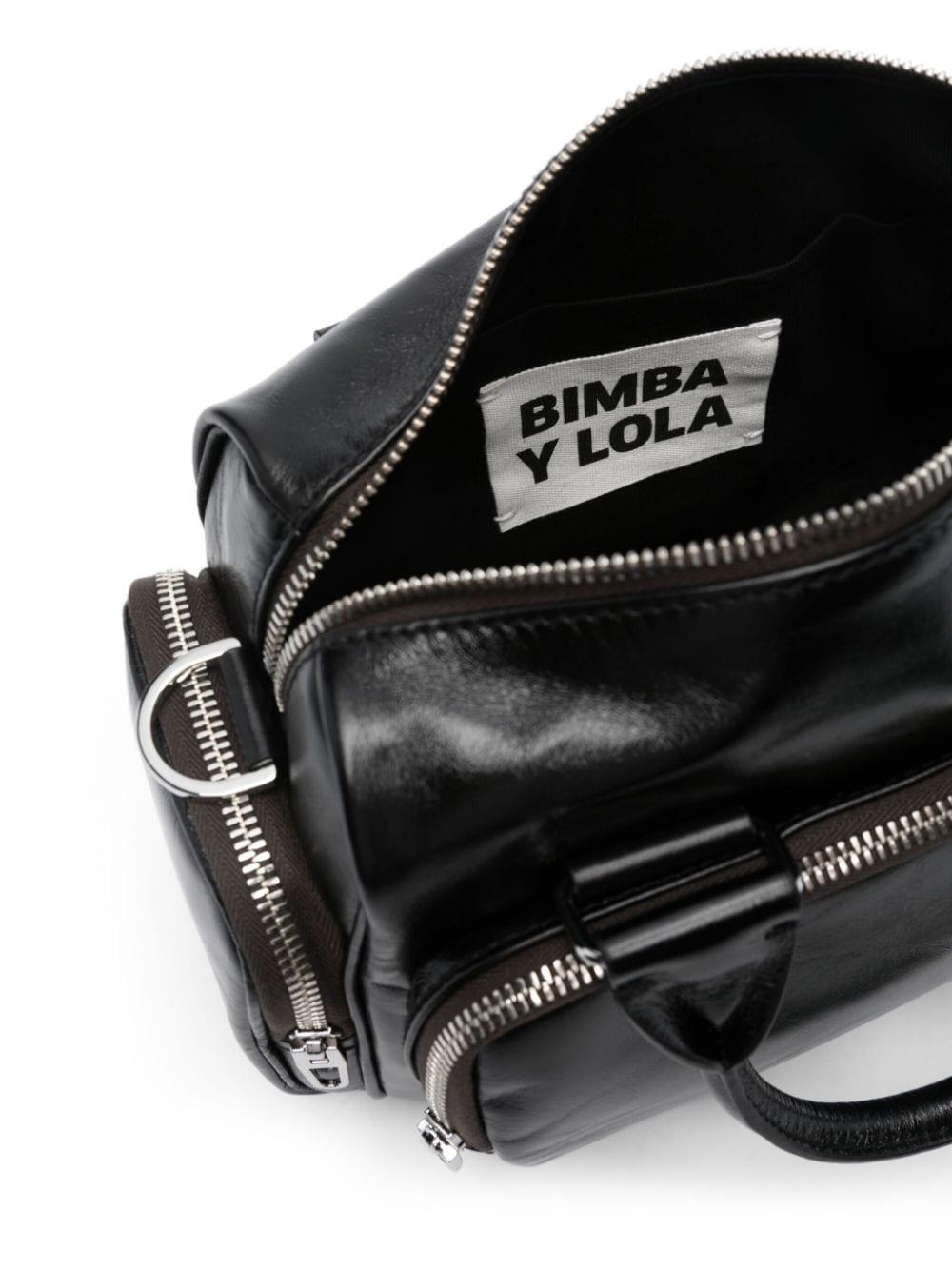 Bimba y Lola logo-plaque Leather Shoulder Bag - Farfetch