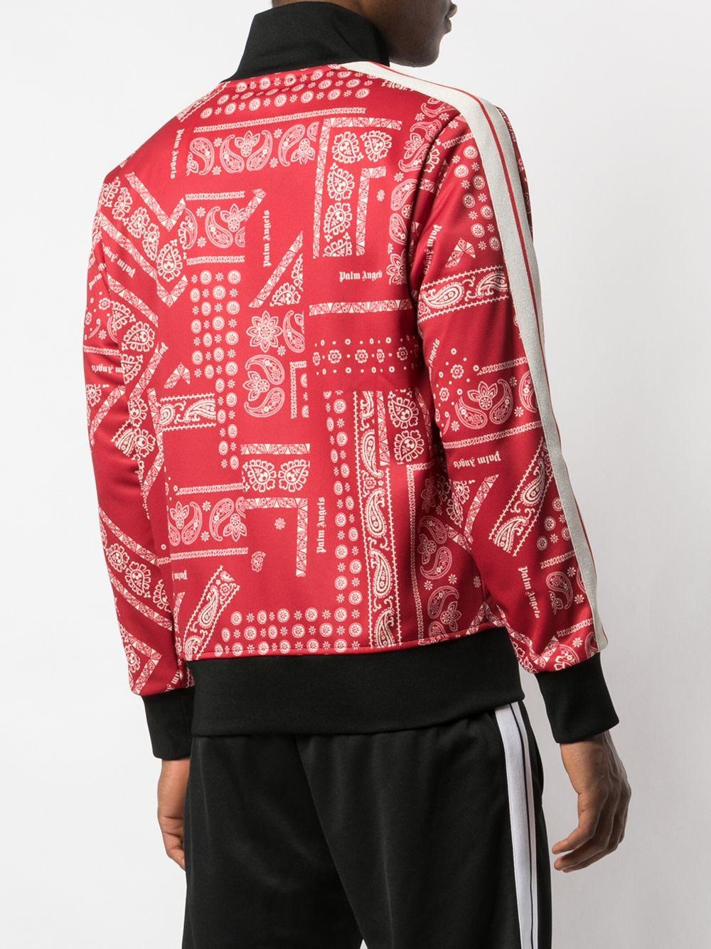 Giacca sportiva con stampa bandana da Uomo di Palm Angels in Rosso | Lyst
