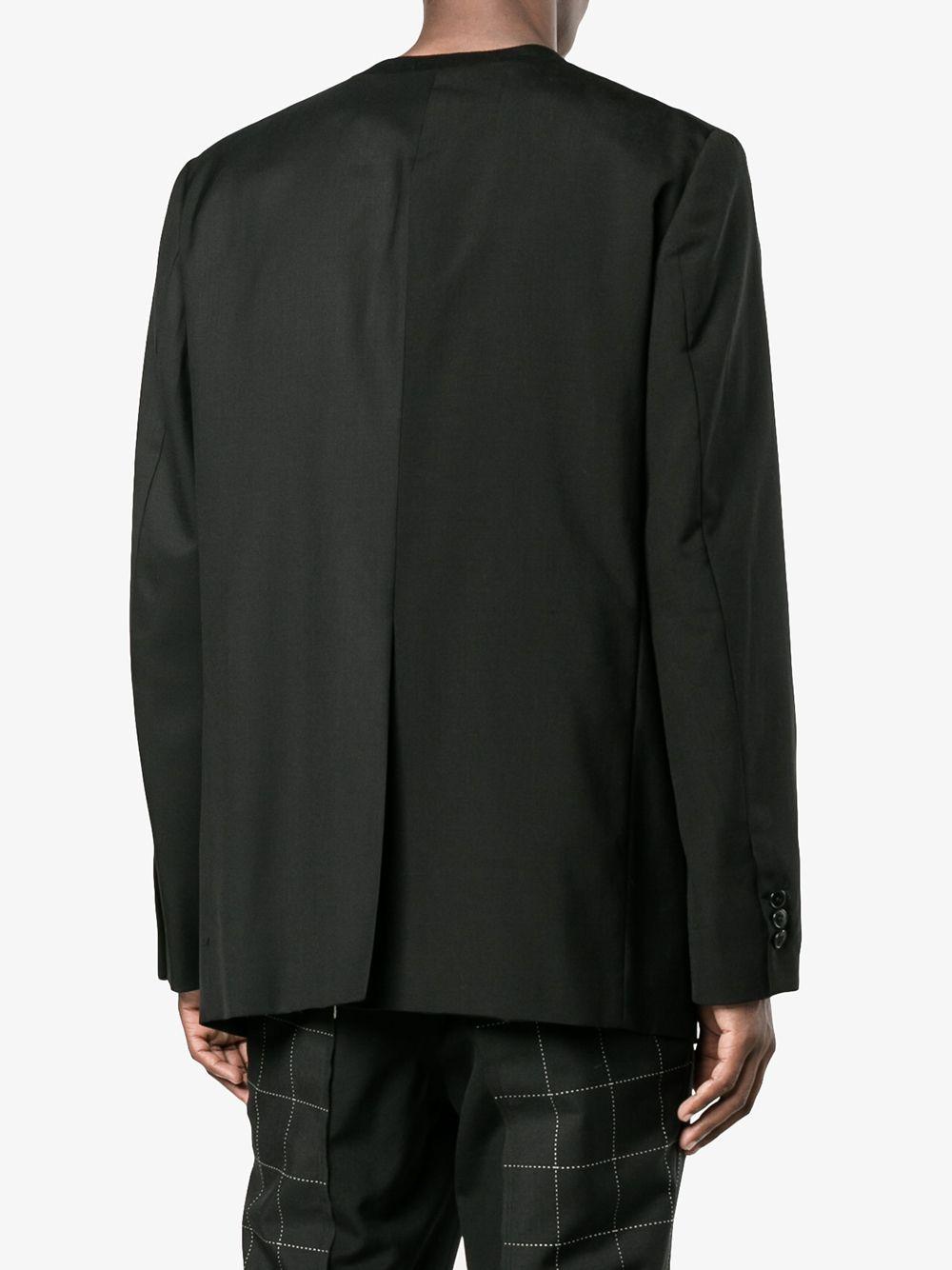 Facetasm Synthetic Asymmetric Kimono Jacket in Black for Men - Lyst