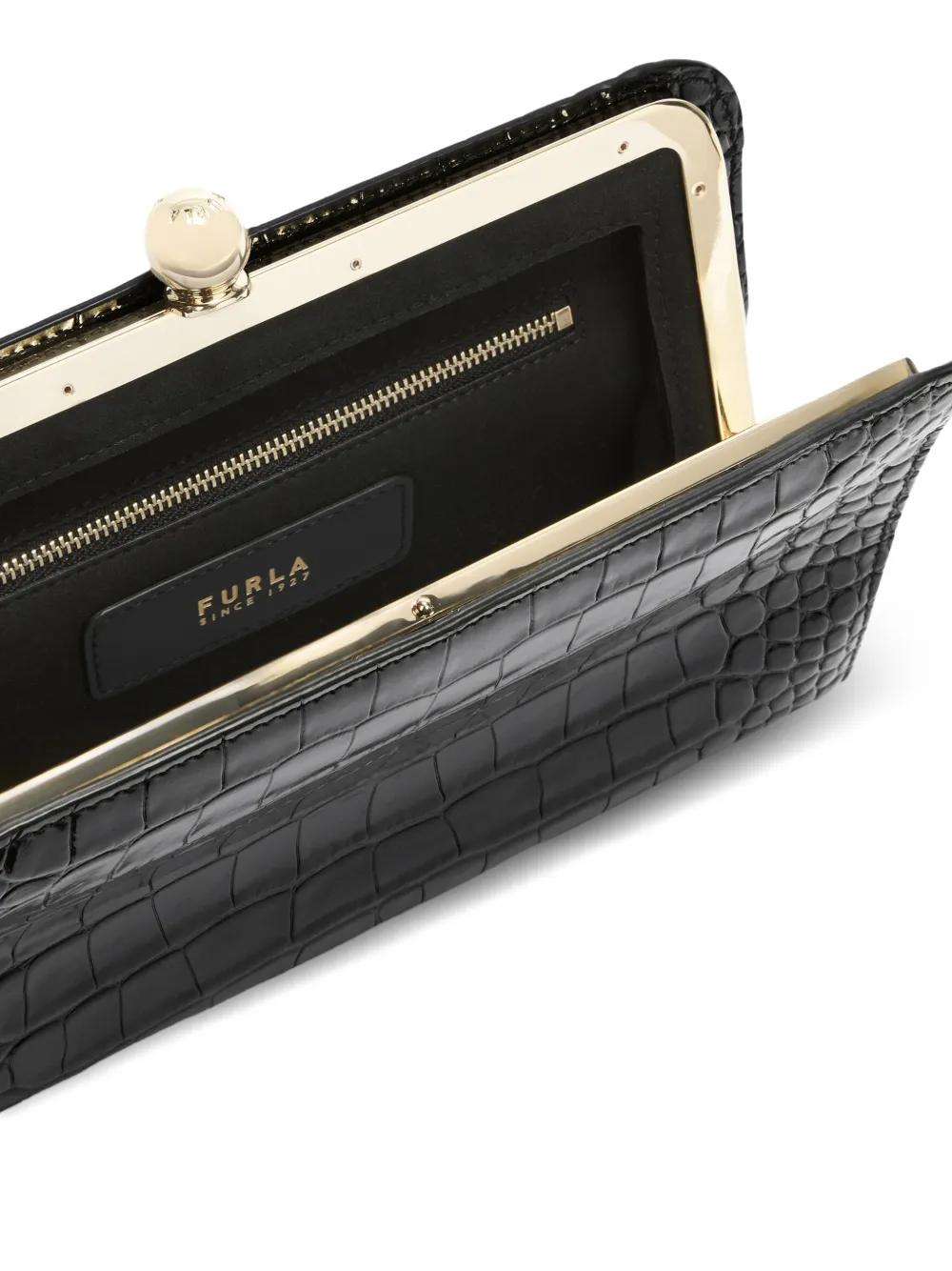 Black Furla Clutches and evening bags for Women | Lyst