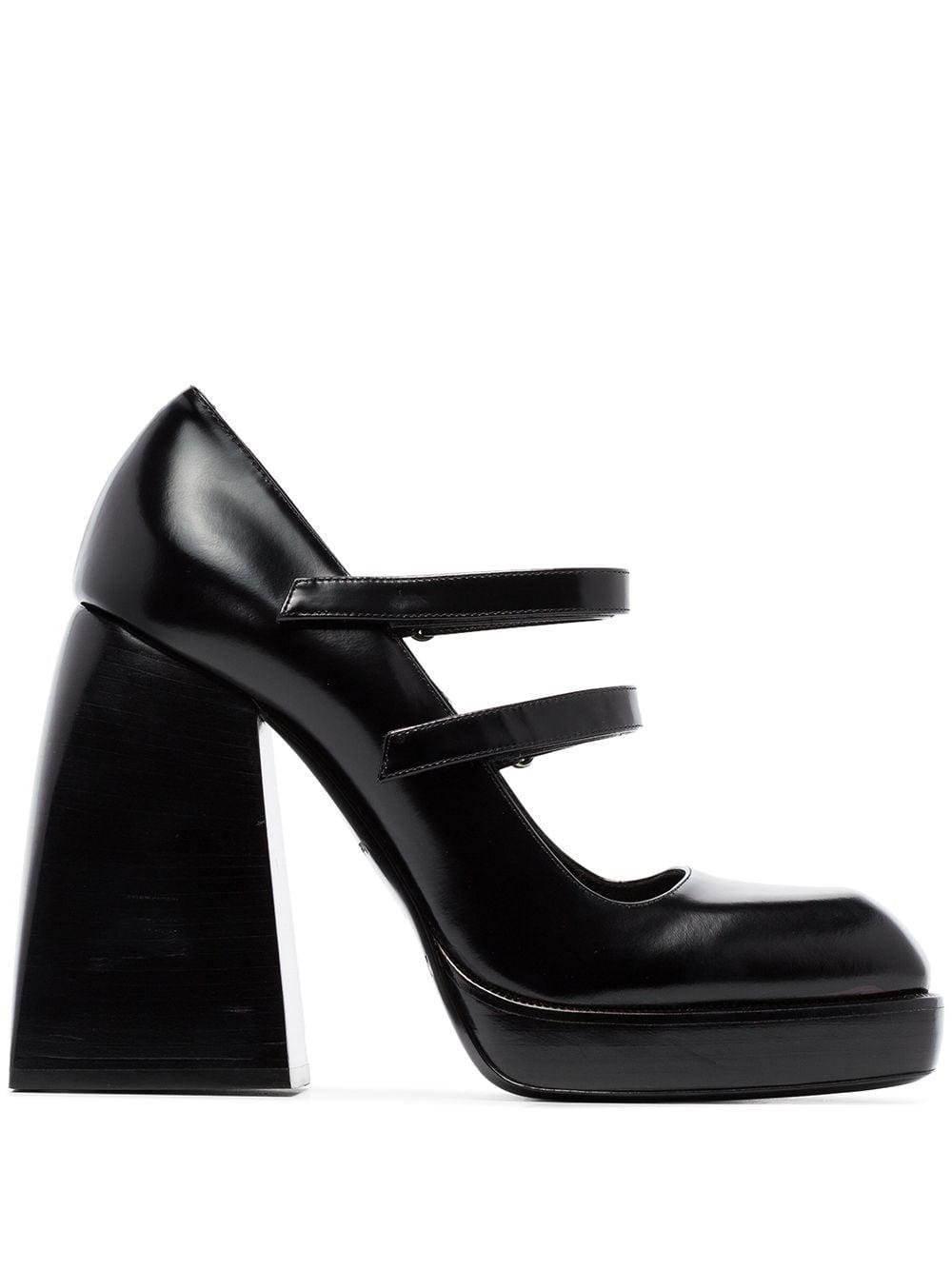 NODALETO Babes Bulla Patent-leather Mary-jane Pumps in Black - Lyst