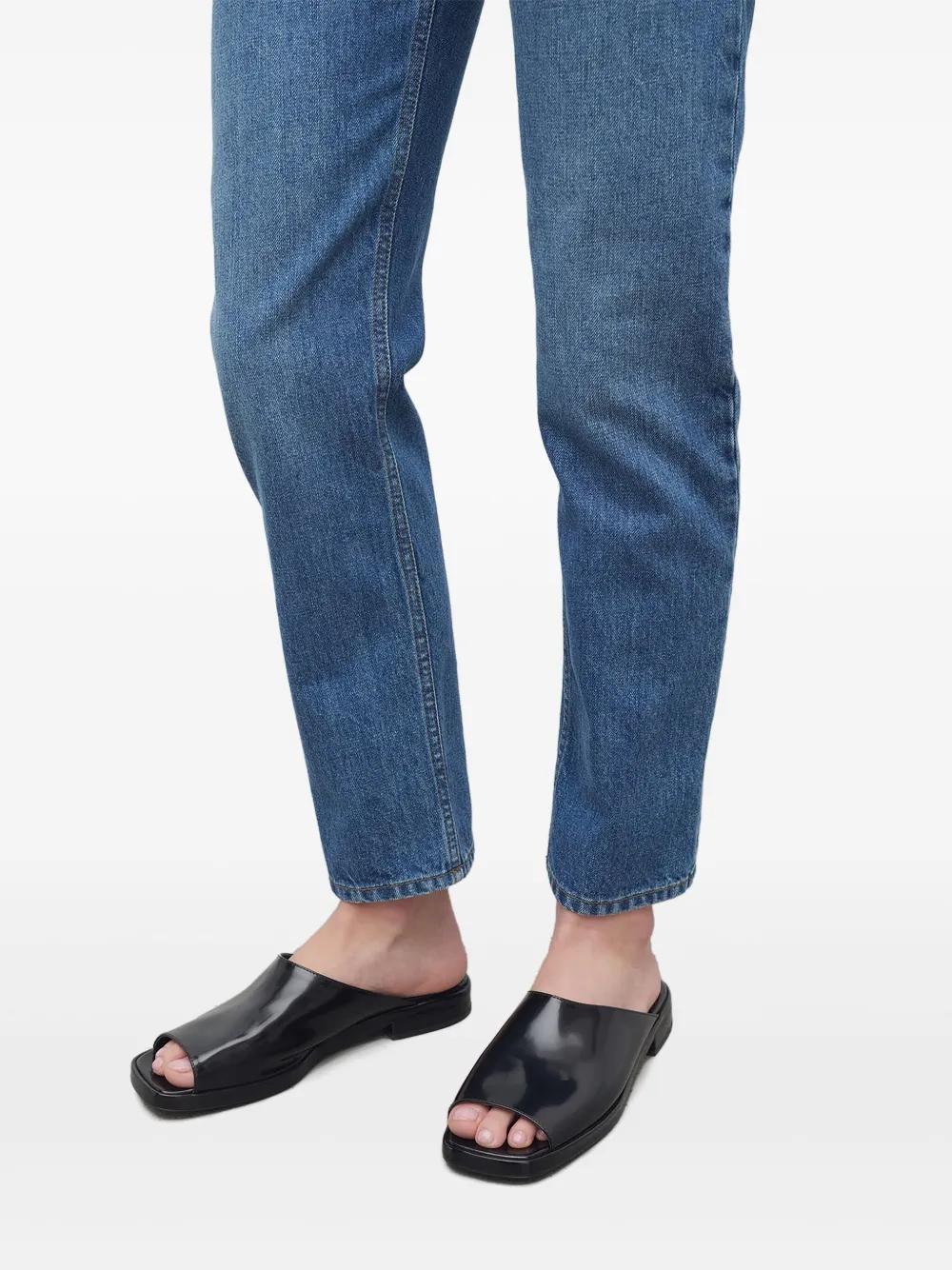 サンダル・ミュール THE ROW Leather Mules Emi レザー製のミュール ブラック – The Row