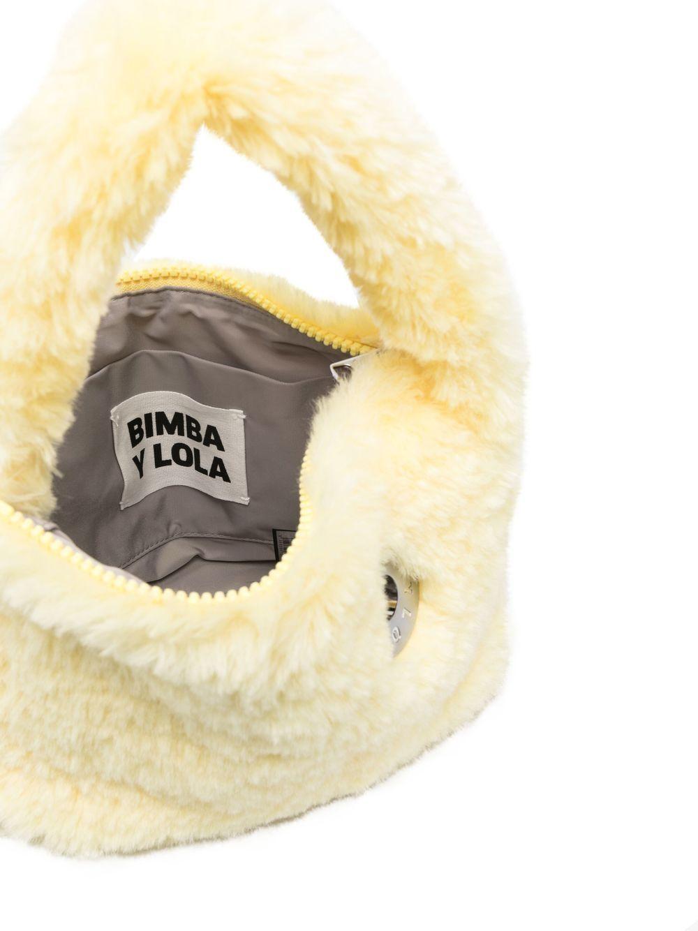 Buy Bimba Y Lola Small Logo-plaque Quilted Shoulder Bag - Yellow