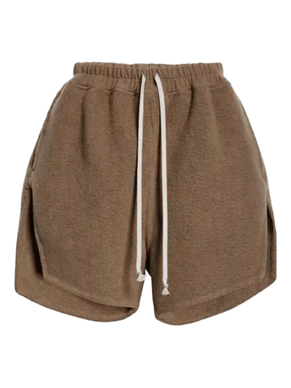 Rick Owens レザーショートパンツ Mサイズ レディース Rick Owens Fog ショートパンツ | ブラック | FARFETCH JP