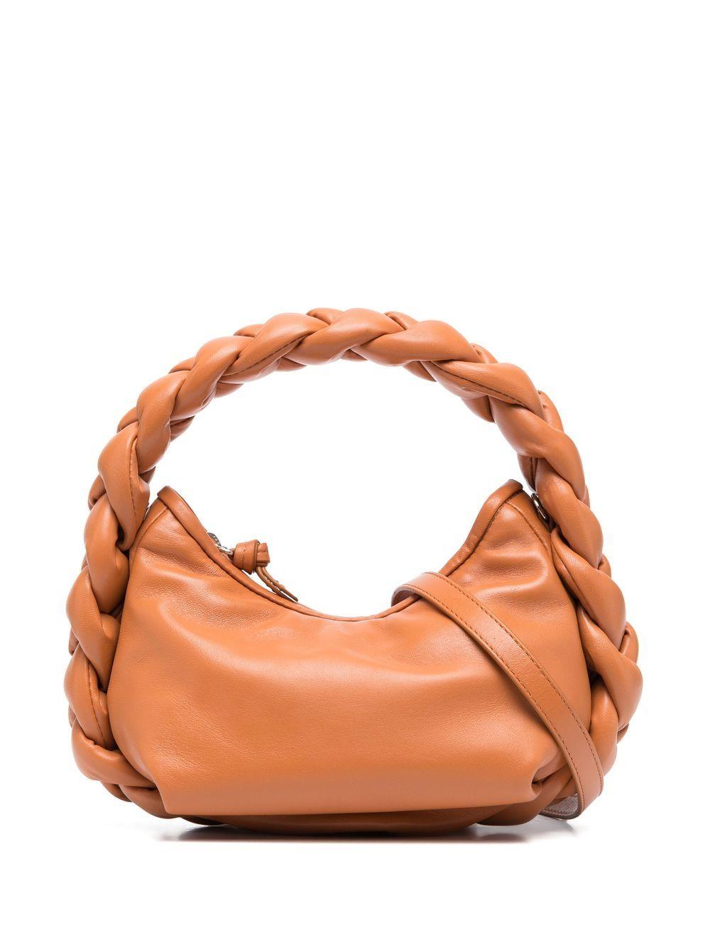 Hereu Mini Espiga Braided Leather Bag in Orange Lyst