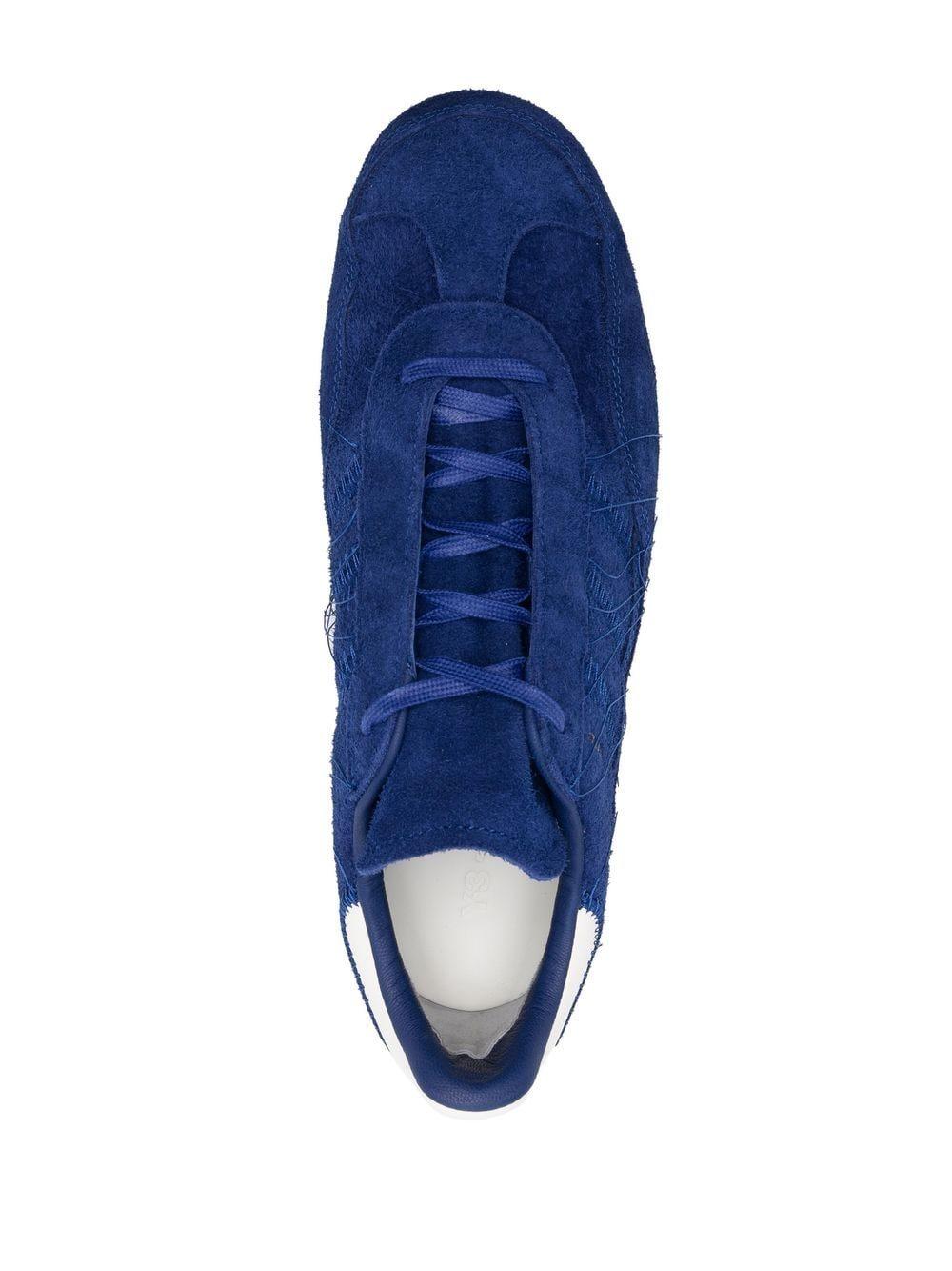 Y-3 X Yohji Yamamoto Gazelle Low-top Sneakers in Blue | Lyst
