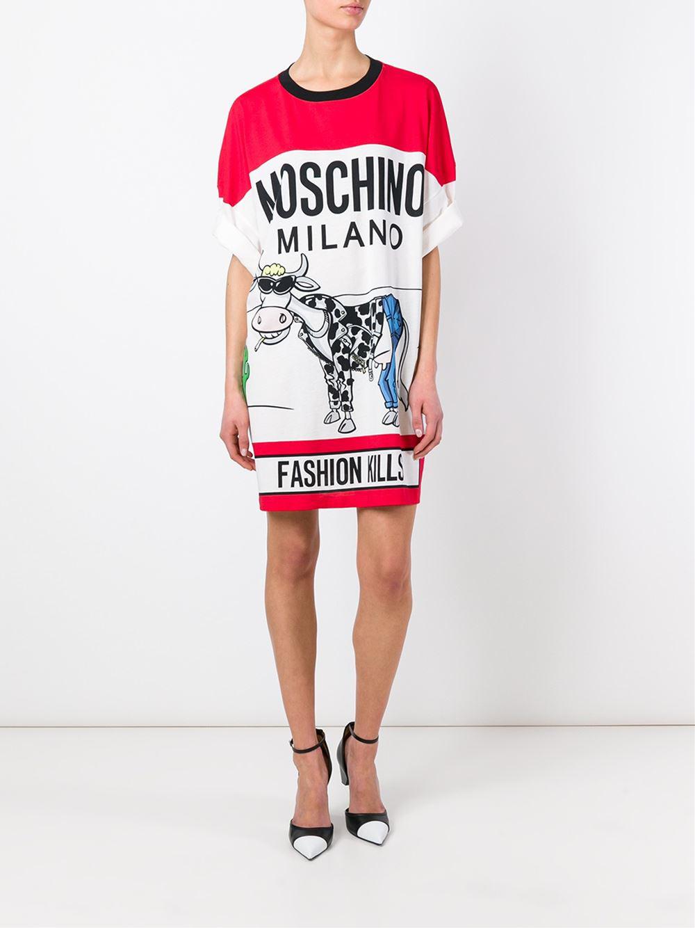 moschino milano dress