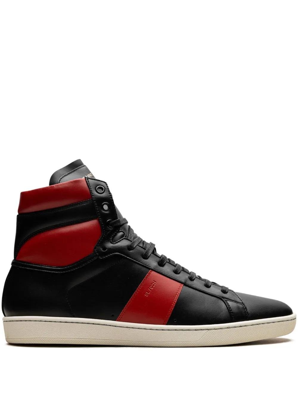 国内発送★Saint Laurent★Lax High-Top スニーカー 国内発送☆SAINT LAURENT☆ロゴ Lax ハイトップ スニーカー