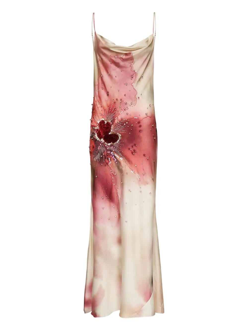 Marciano Cowl-Neck Sequin-Embellished Dress in Red | Lyst Marciano Cowl-Neck Sequin-Embellished Dress in Red | Lyst