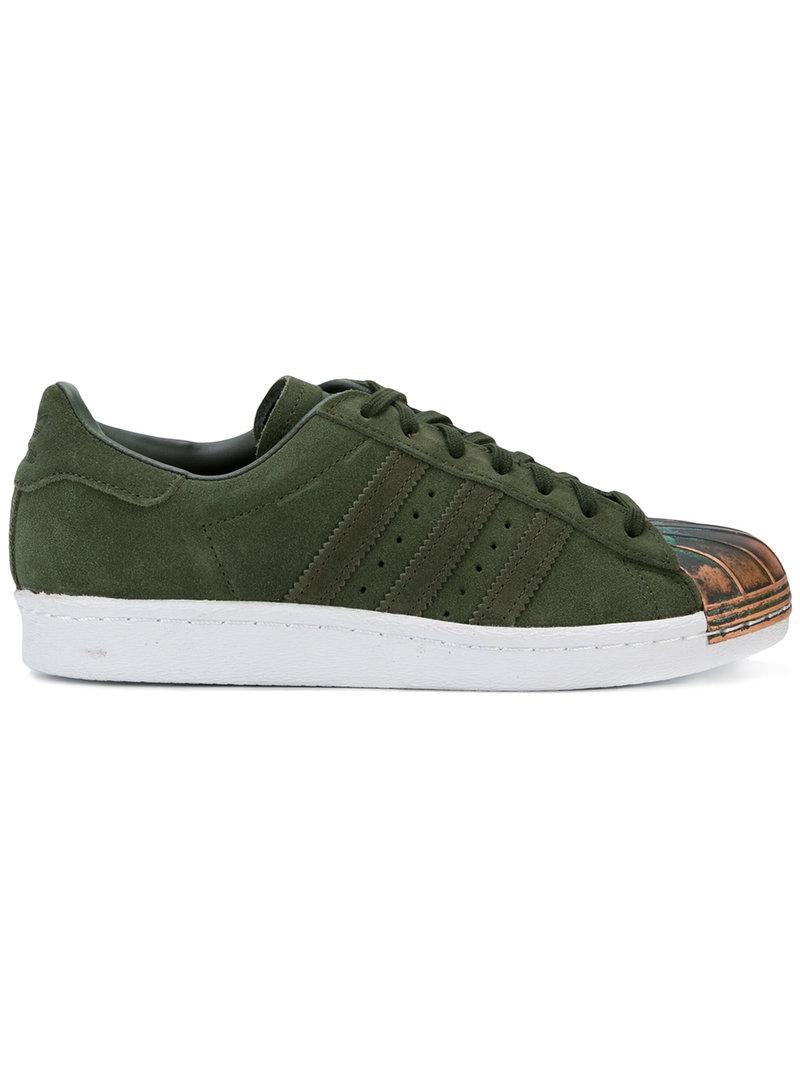 adidas originals superstar 80s metal toe mens Green