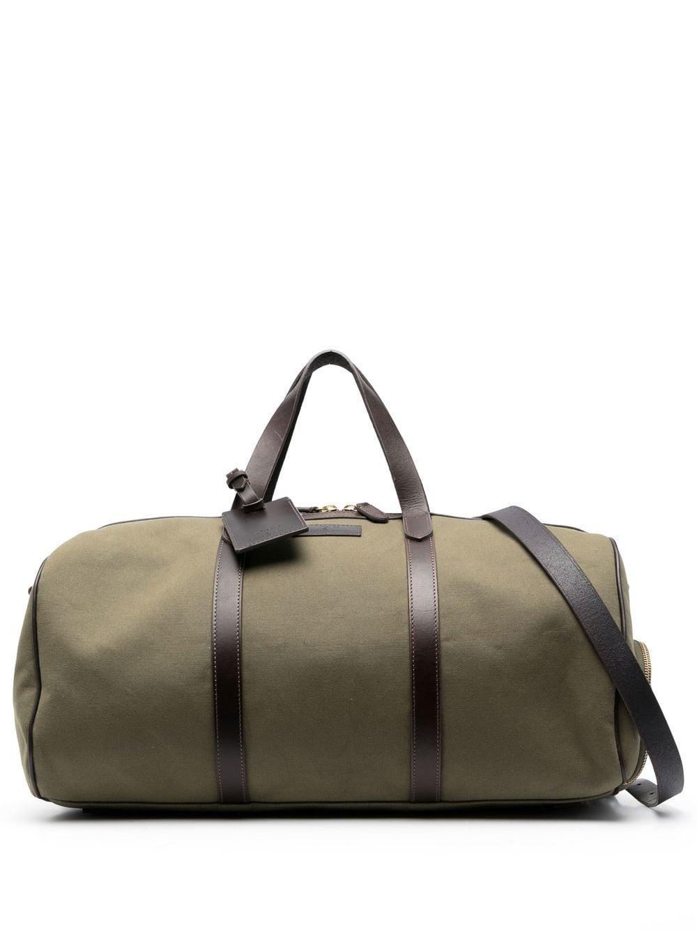Polo Ralph Lauren Logo-trim Duffle Bag in Green for Men | Lyst UK