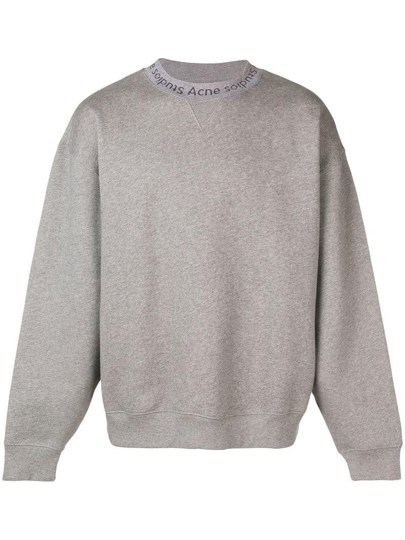 Acne Studios 'Flogho' Sweatshirt in Grau für Herren | Lyst DE