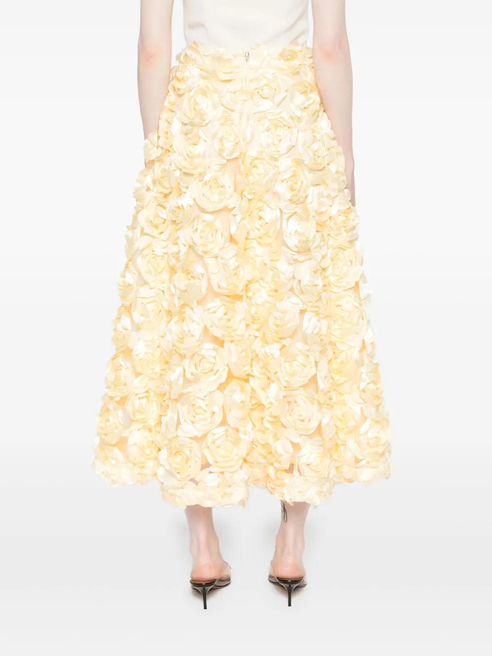 ROTATE BIRGER CHRISTENSEN Sun Maxi Skirt in Yellow | Lyst