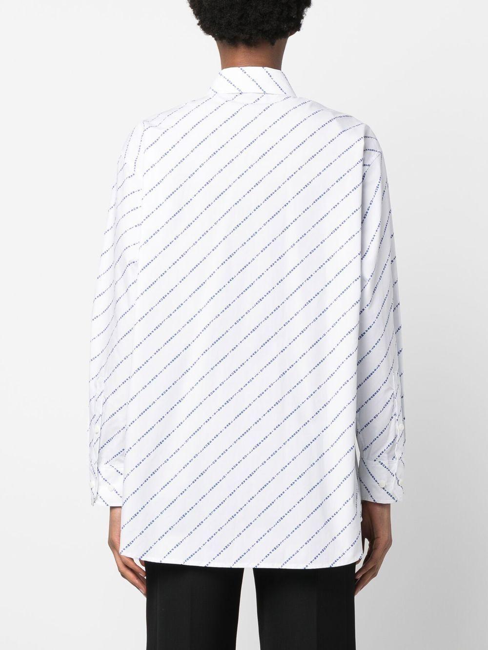Camisa con logo estampado de Karl Lagerfeld de color Blanco | Lyst