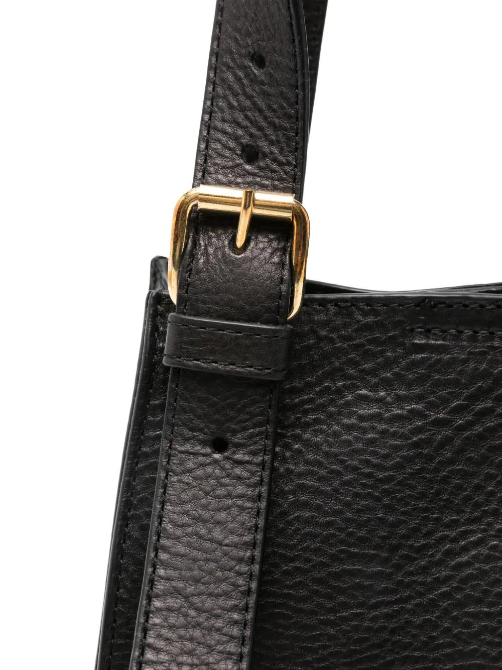 Agl Attilio Giusti Leombruni Leather Tote Bag in Black | Lyst