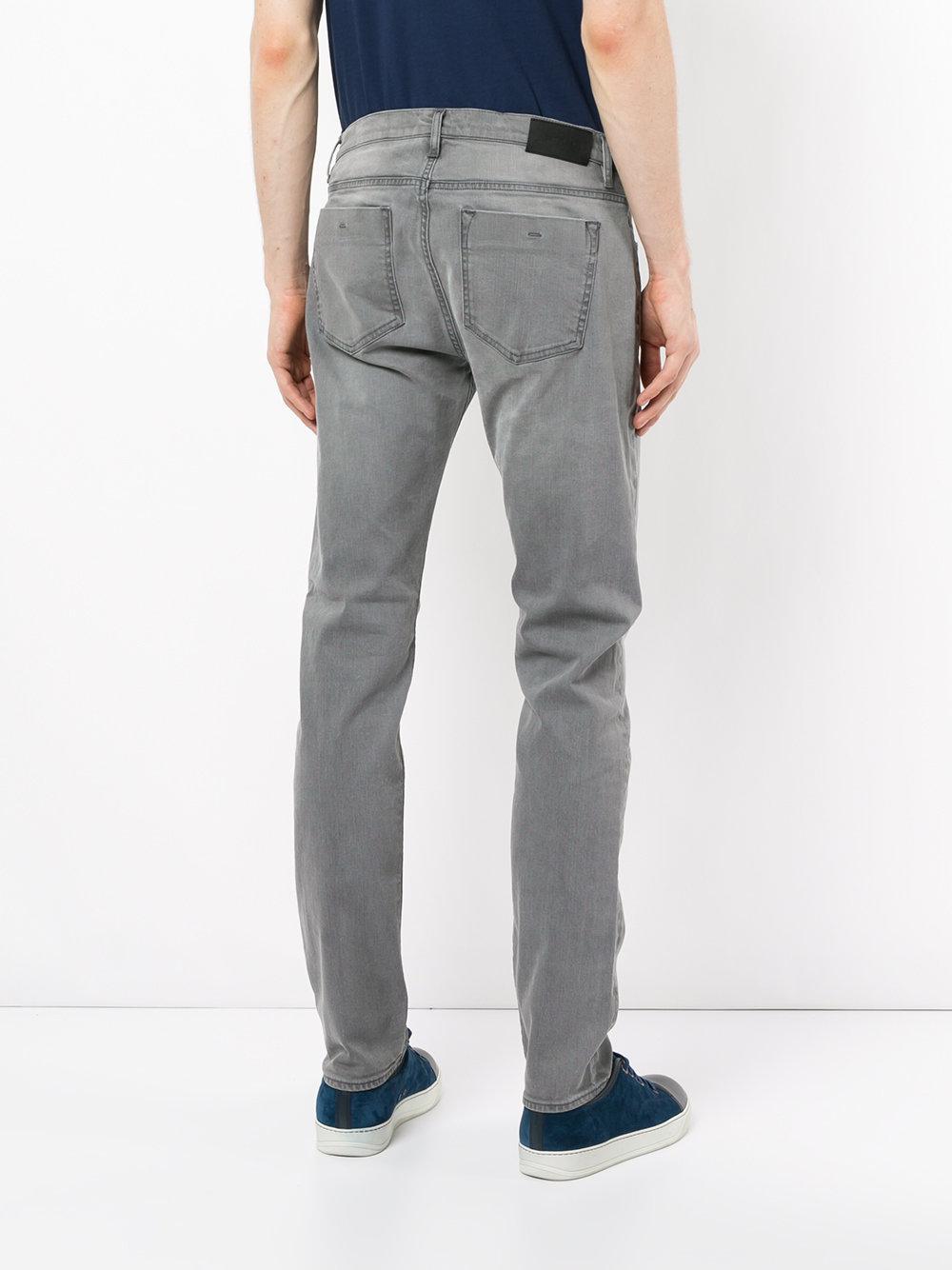 Cerruti 1881 Slim Fit Denim Jeans in Grey (Grey) for Men - Lyst