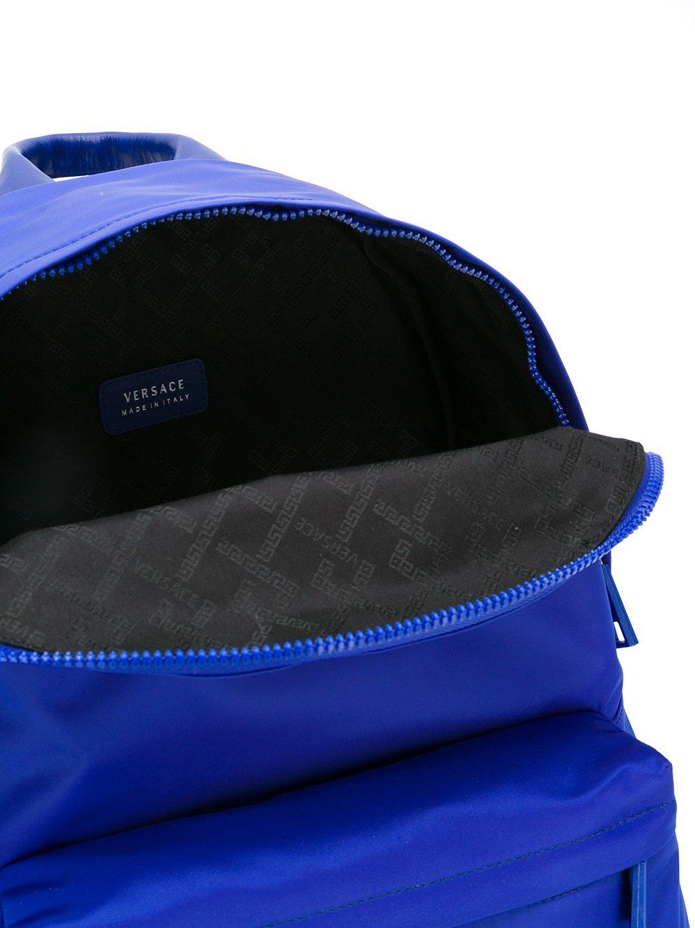 Versace Pop Medusa Backpack in Blue for Men