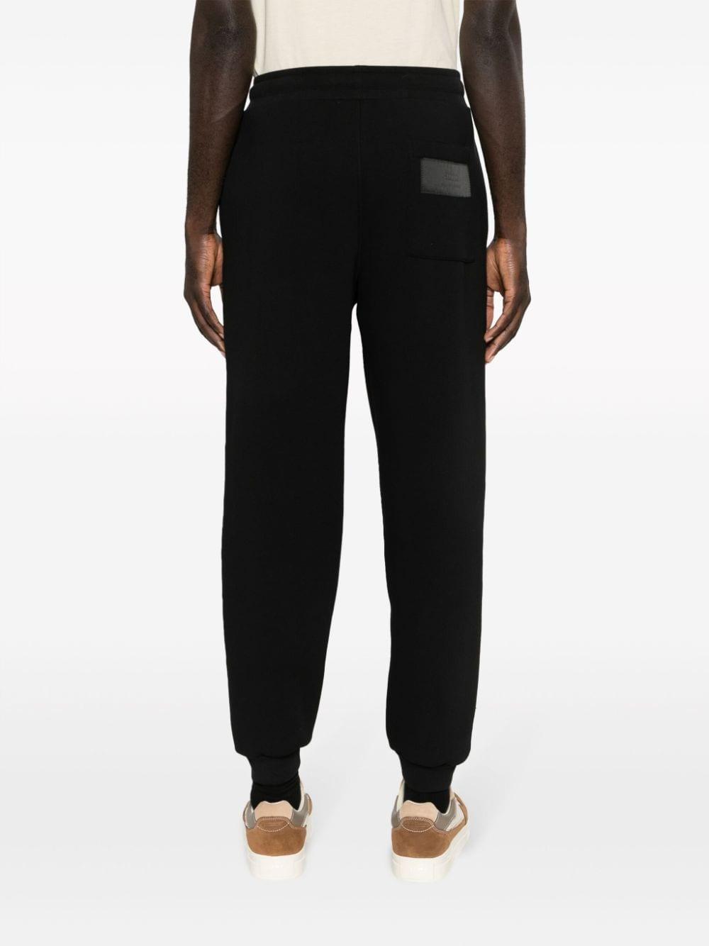 Ami Paris Logo Patch Drawstring Track Pants in Black for Men Lyst