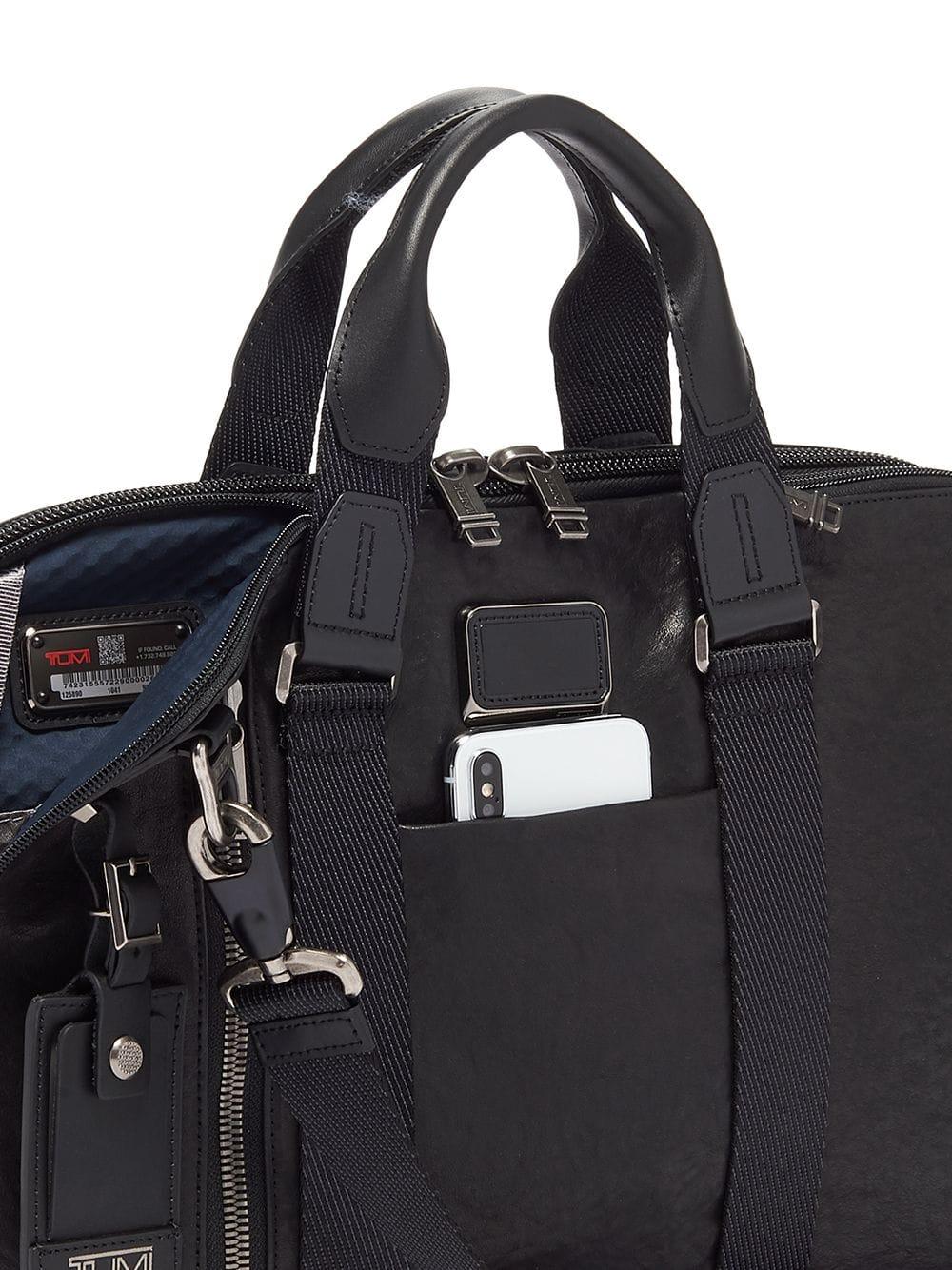 Tumi Leather Aviano Laptop Bag in Black for Men Lyst